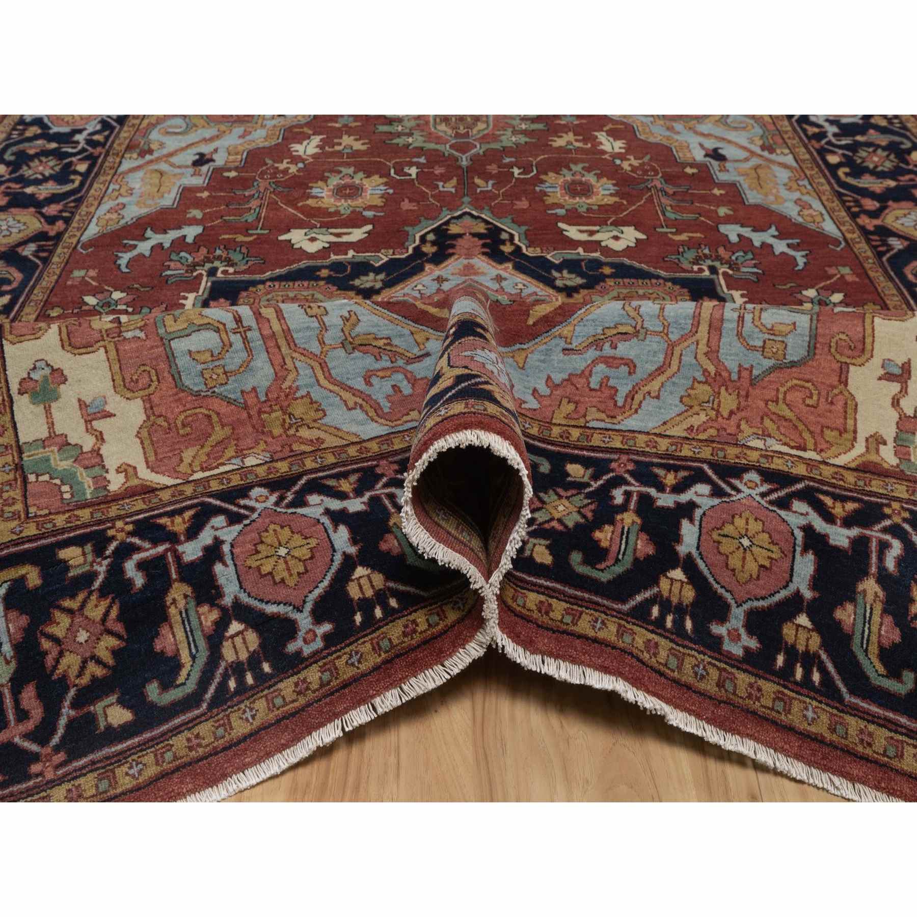 Heriz-Hand-Knotted-Rug-463930