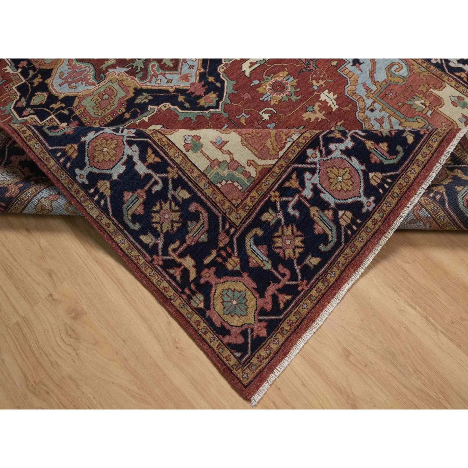 Heriz-Hand-Knotted-Rug-463930