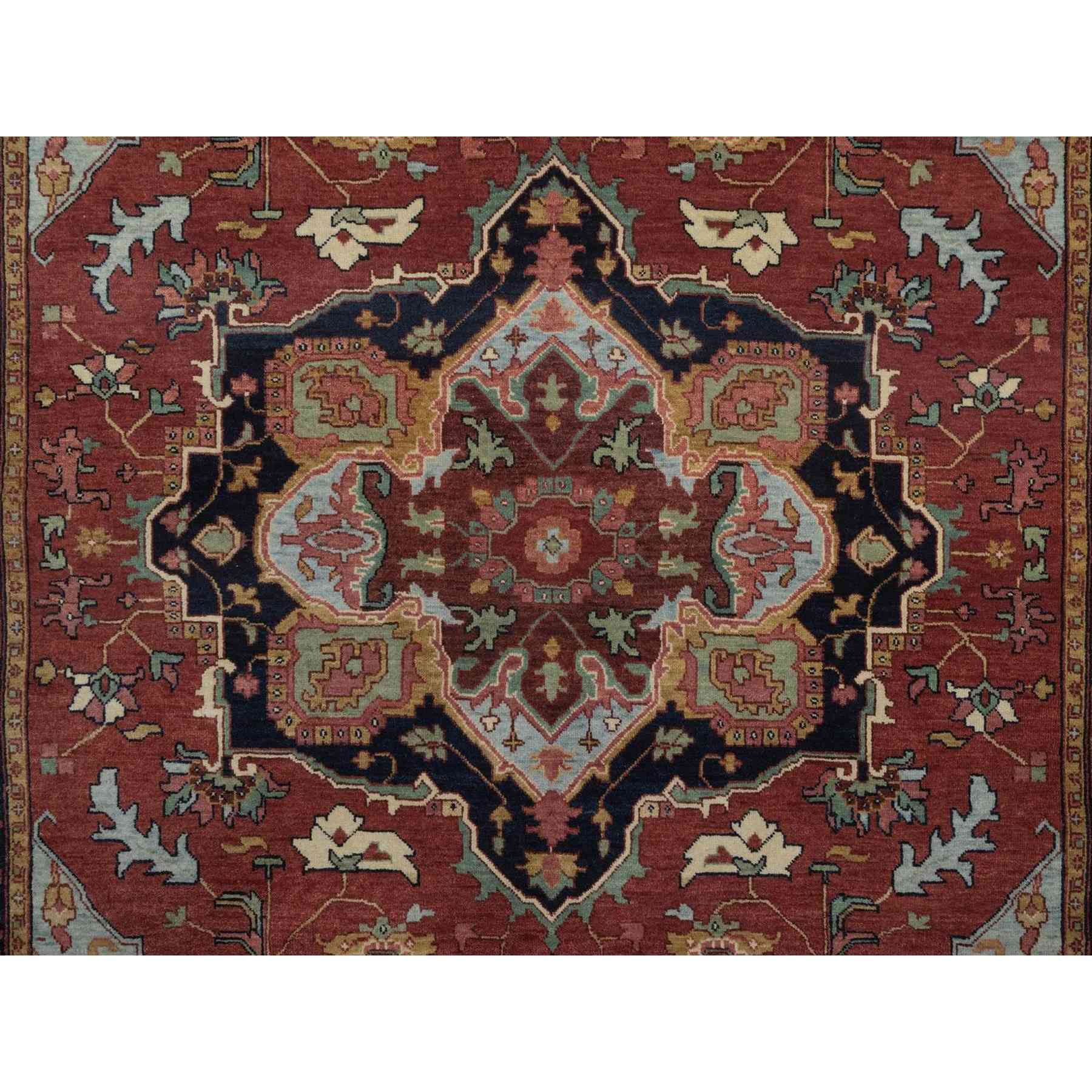Heriz-Hand-Knotted-Rug-463930