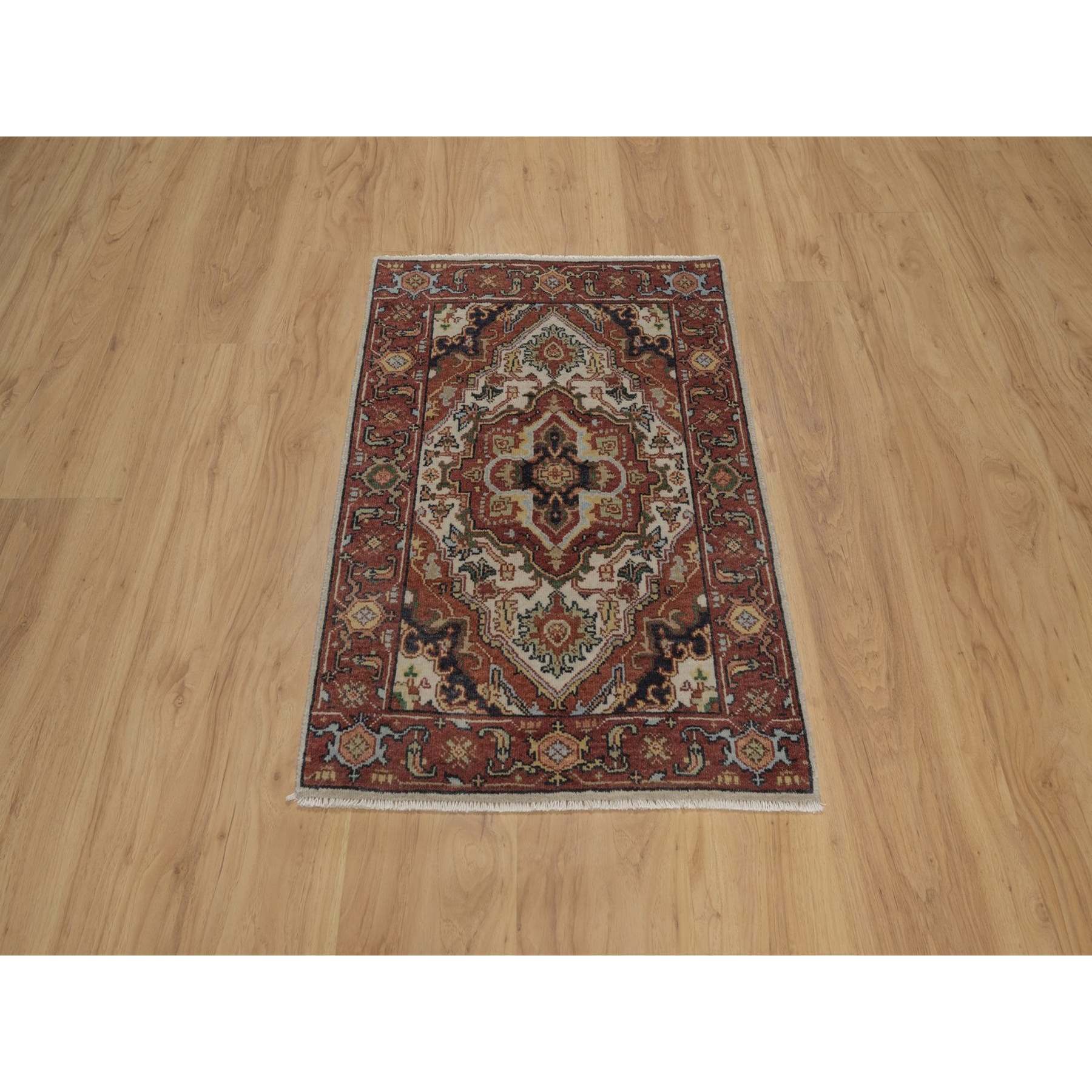 Heriz-Hand-Knotted-Rug-463940