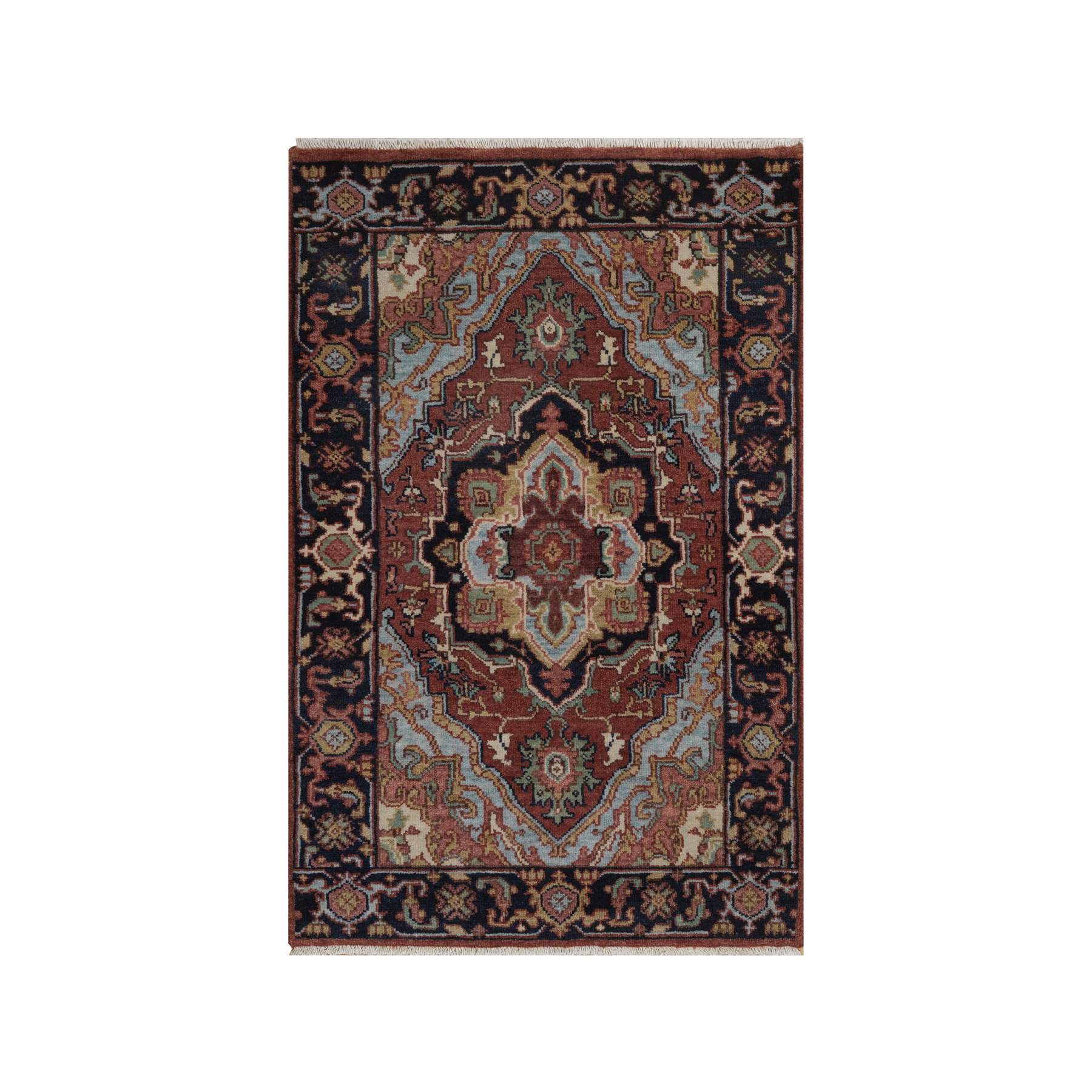 Heriz-Hand-Knotted-Rug-463955