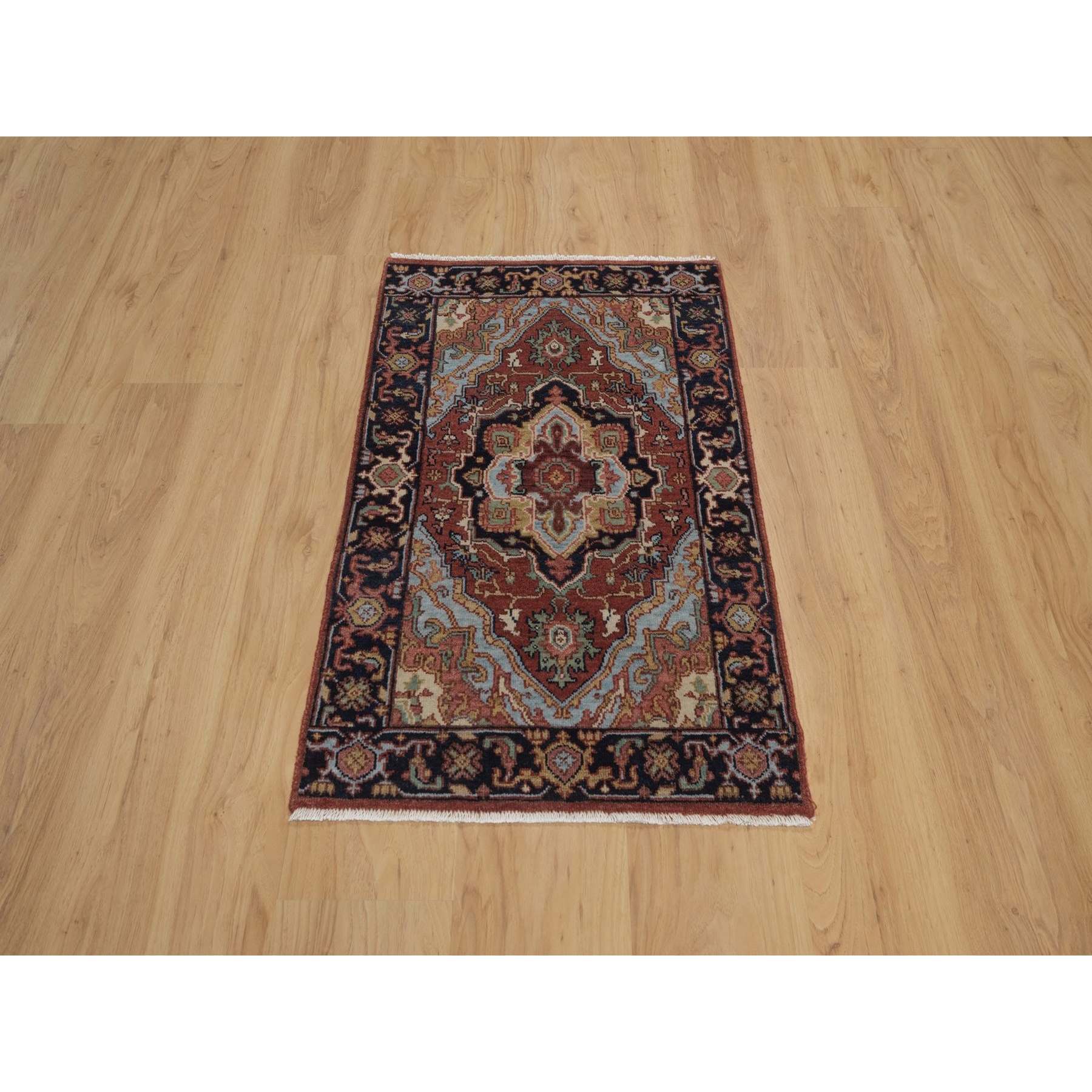 Heriz-Hand-Knotted-Rug-463955