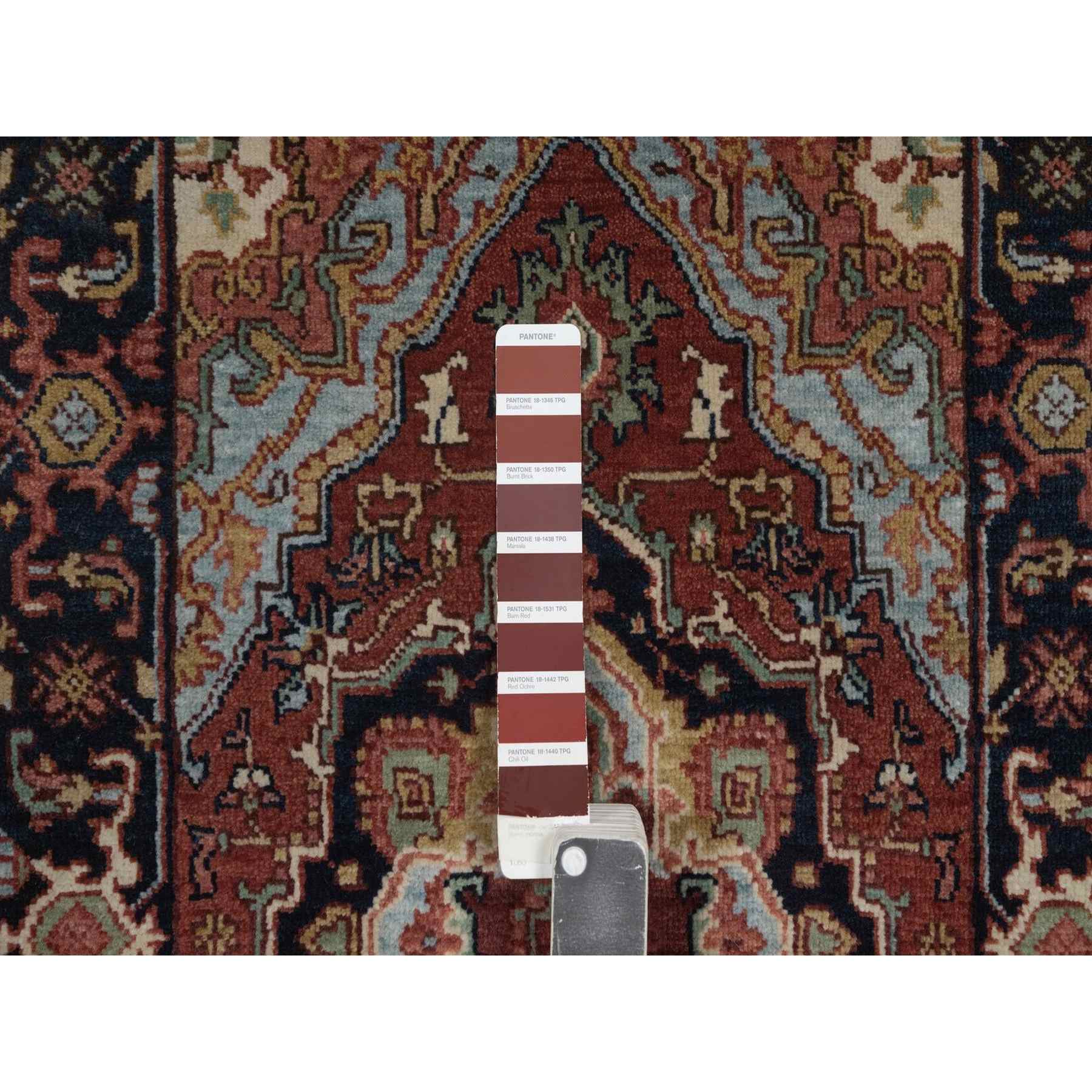 Heriz-Hand-Knotted-Rug-463955