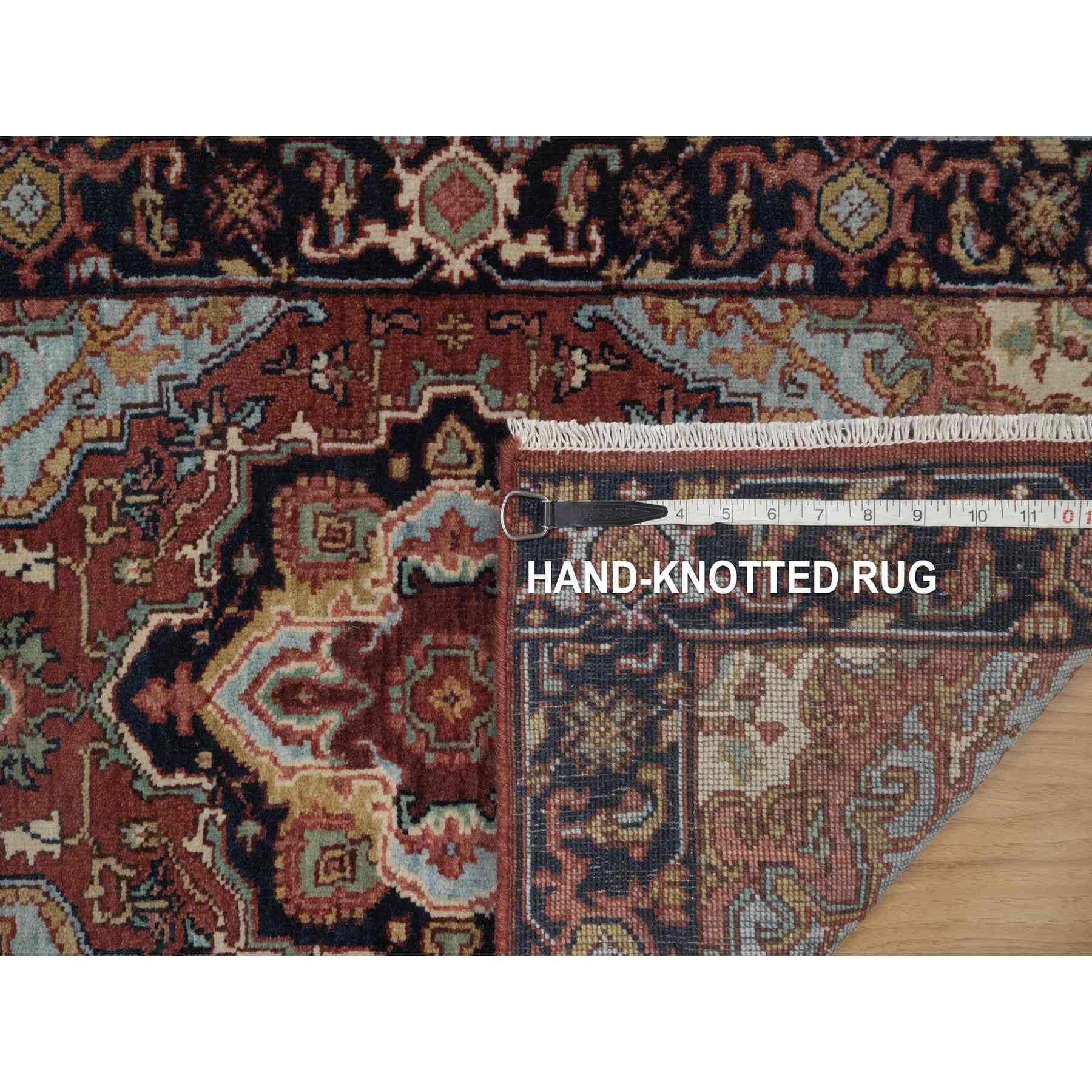 Heriz-Hand-Knotted-Rug-463955