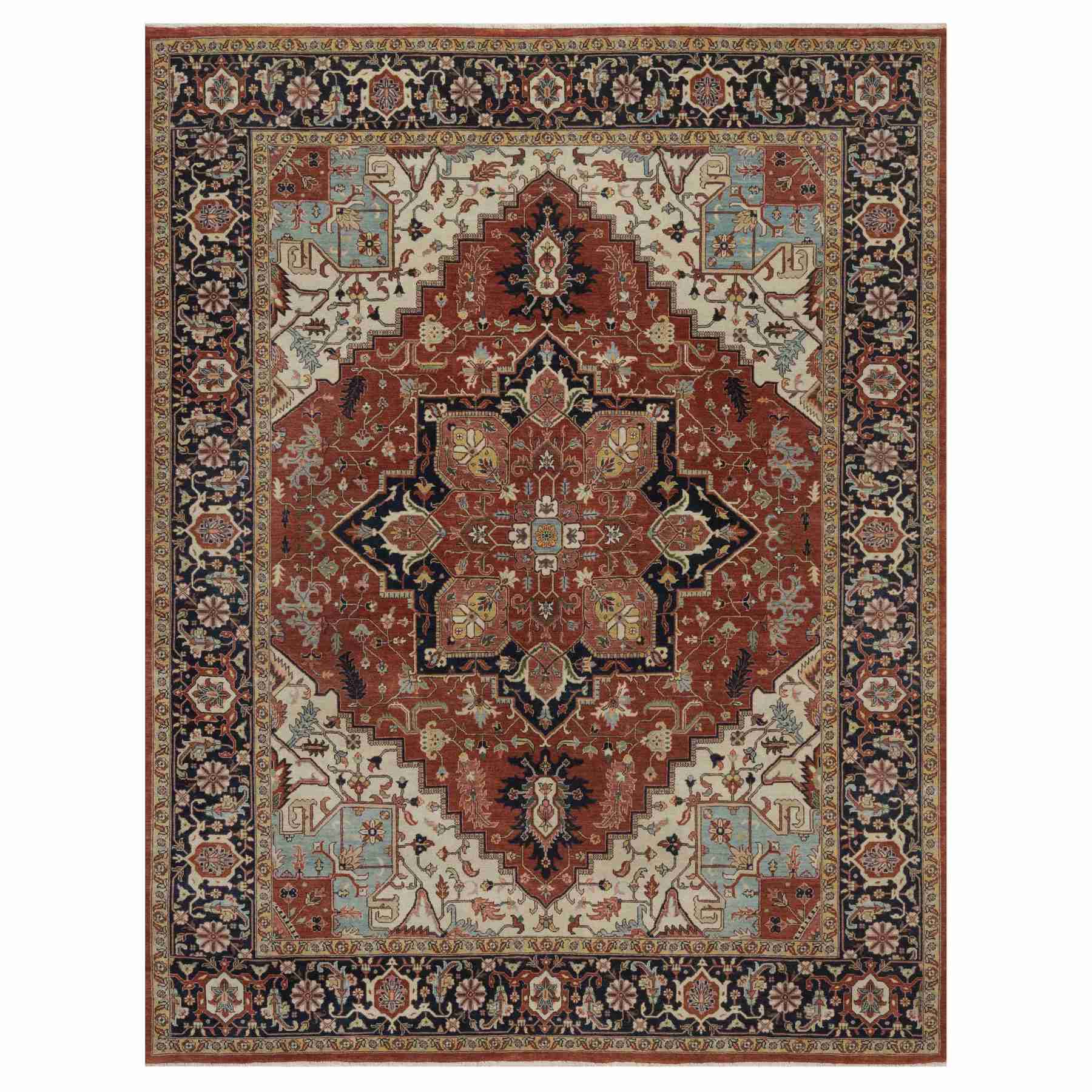 Heriz-Hand-Knotted-Rug-463970