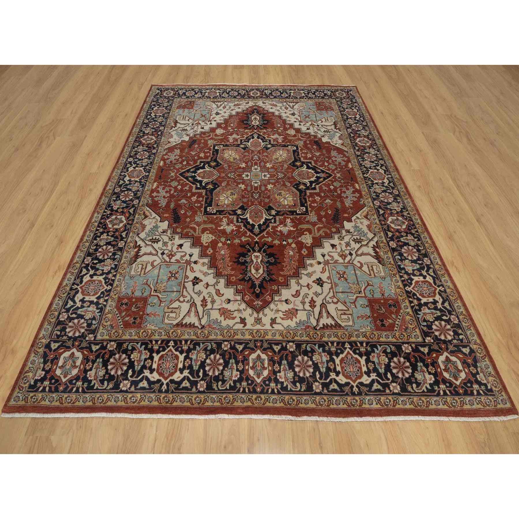 Heriz-Hand-Knotted-Rug-463970