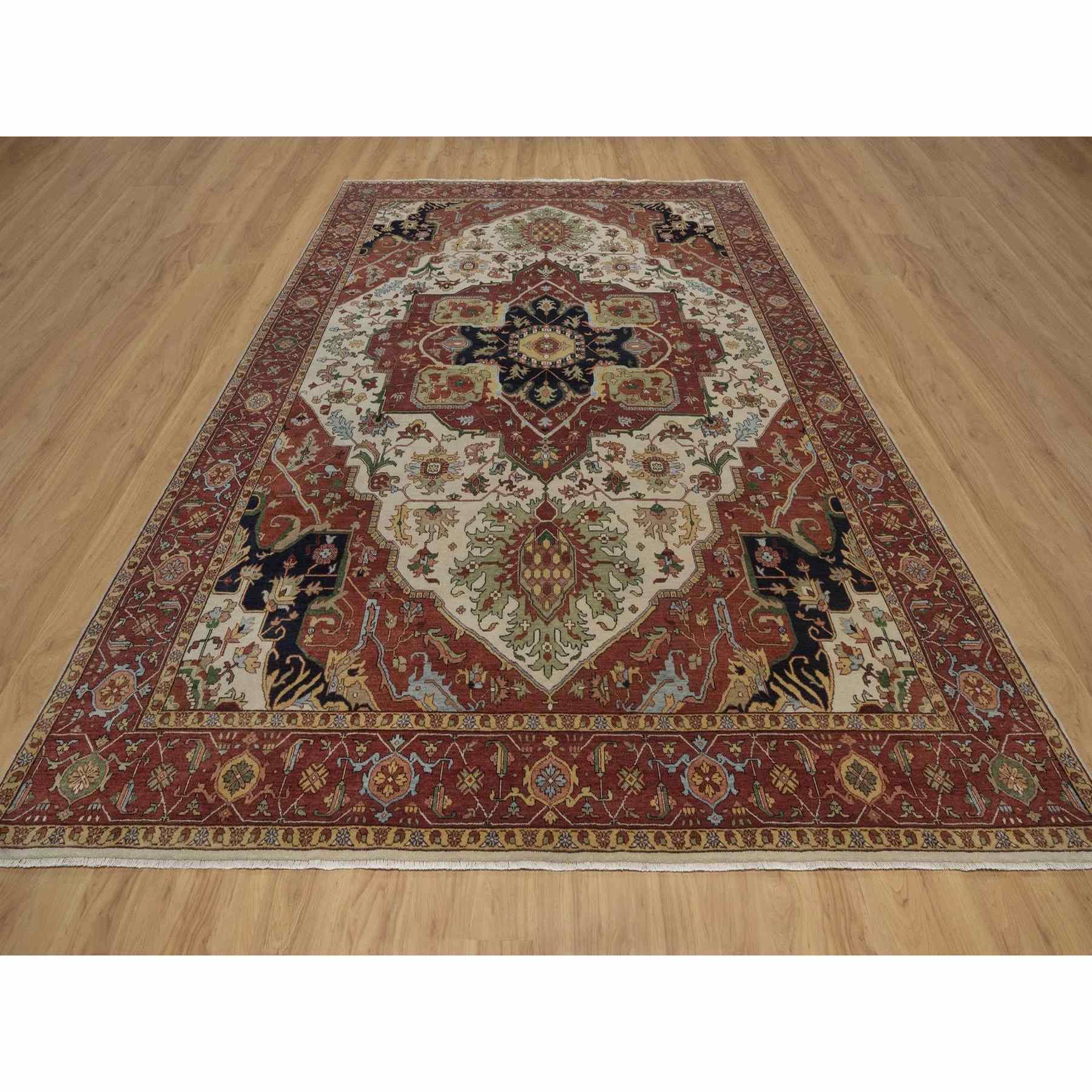 Heriz-Hand-Knotted-Rug-463975