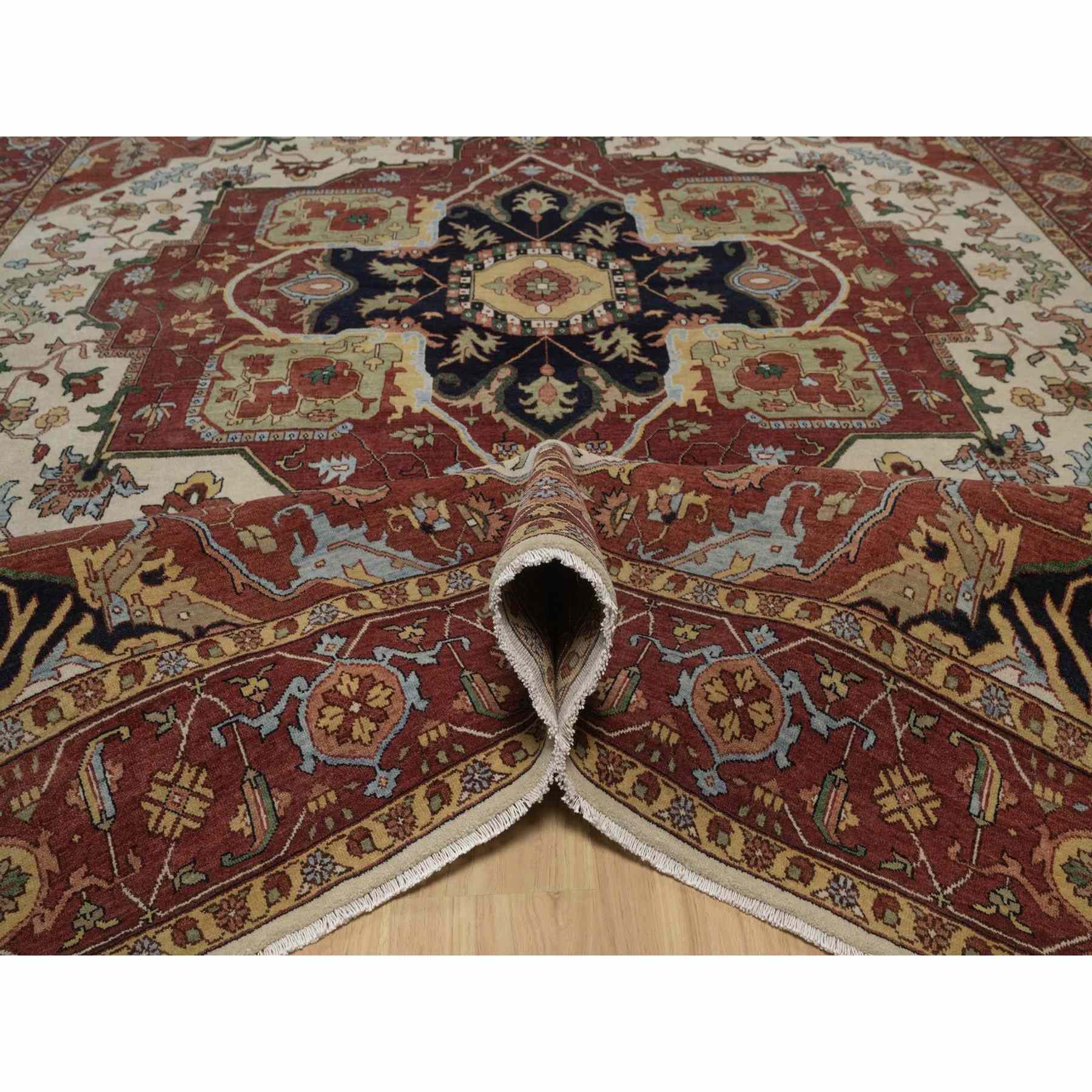 Heriz-Hand-Knotted-Rug-463975