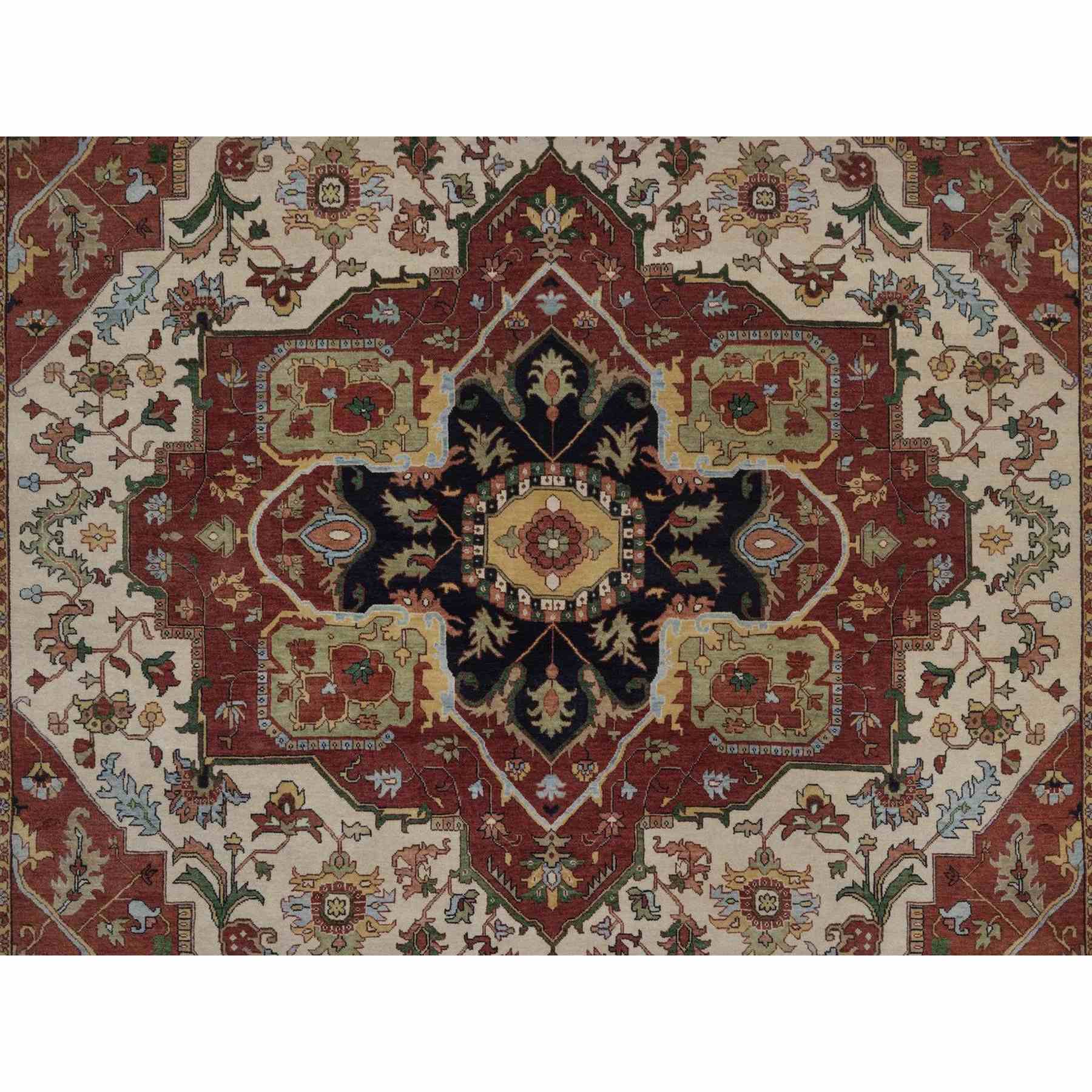Heriz-Hand-Knotted-Rug-463975