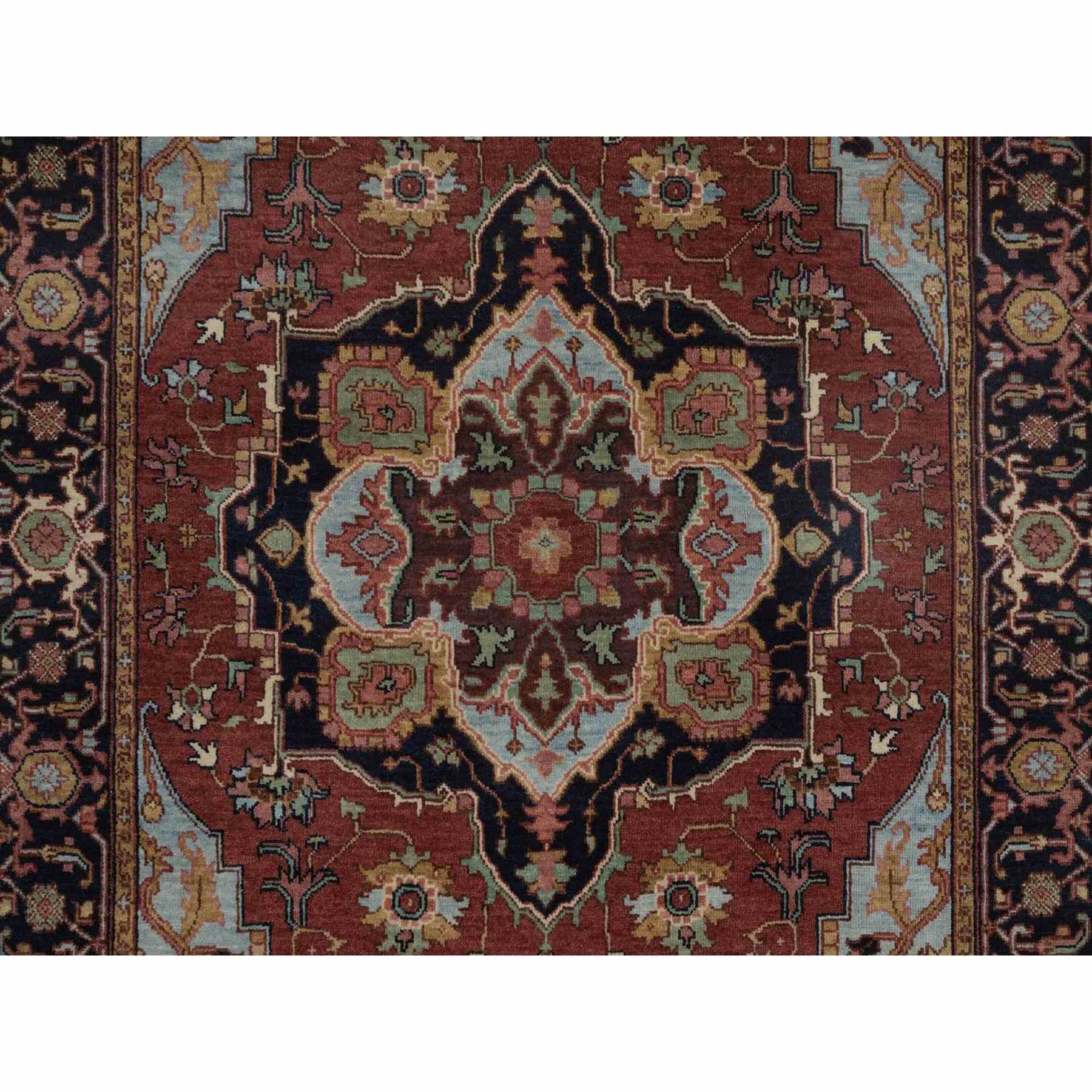Heriz-Hand-Knotted-Rug-463980