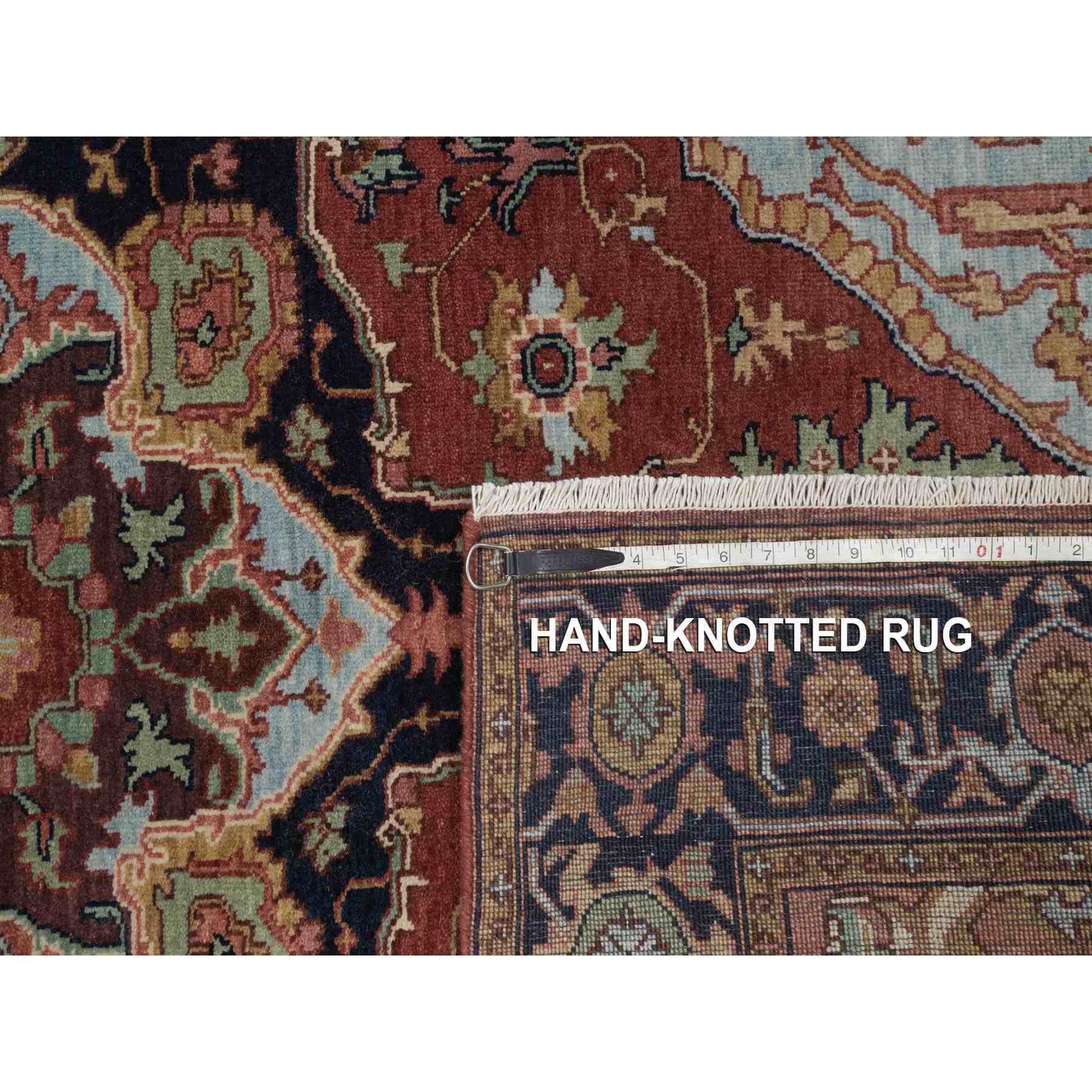 Heriz-Hand-Knotted-Rug-463980