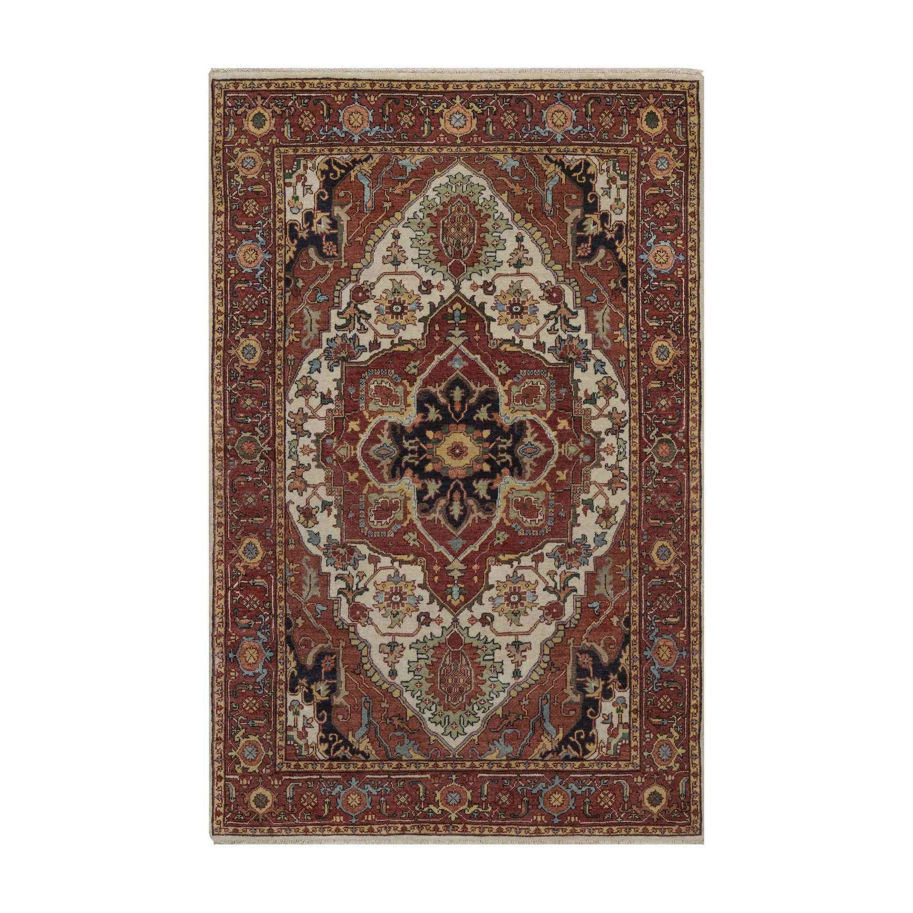 Heriz-Hand-Knotted-Rug-463985