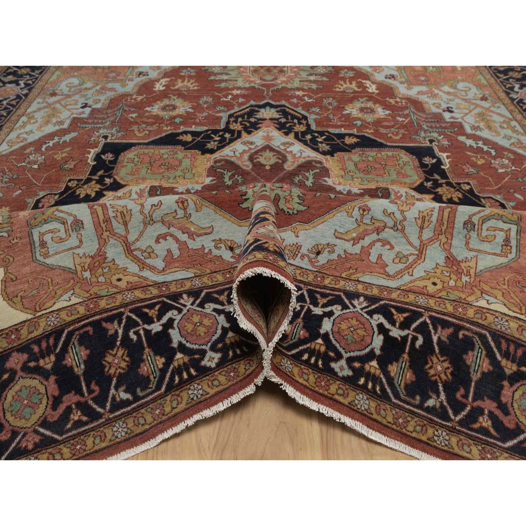 Heriz-Hand-Knotted-Rug-463990