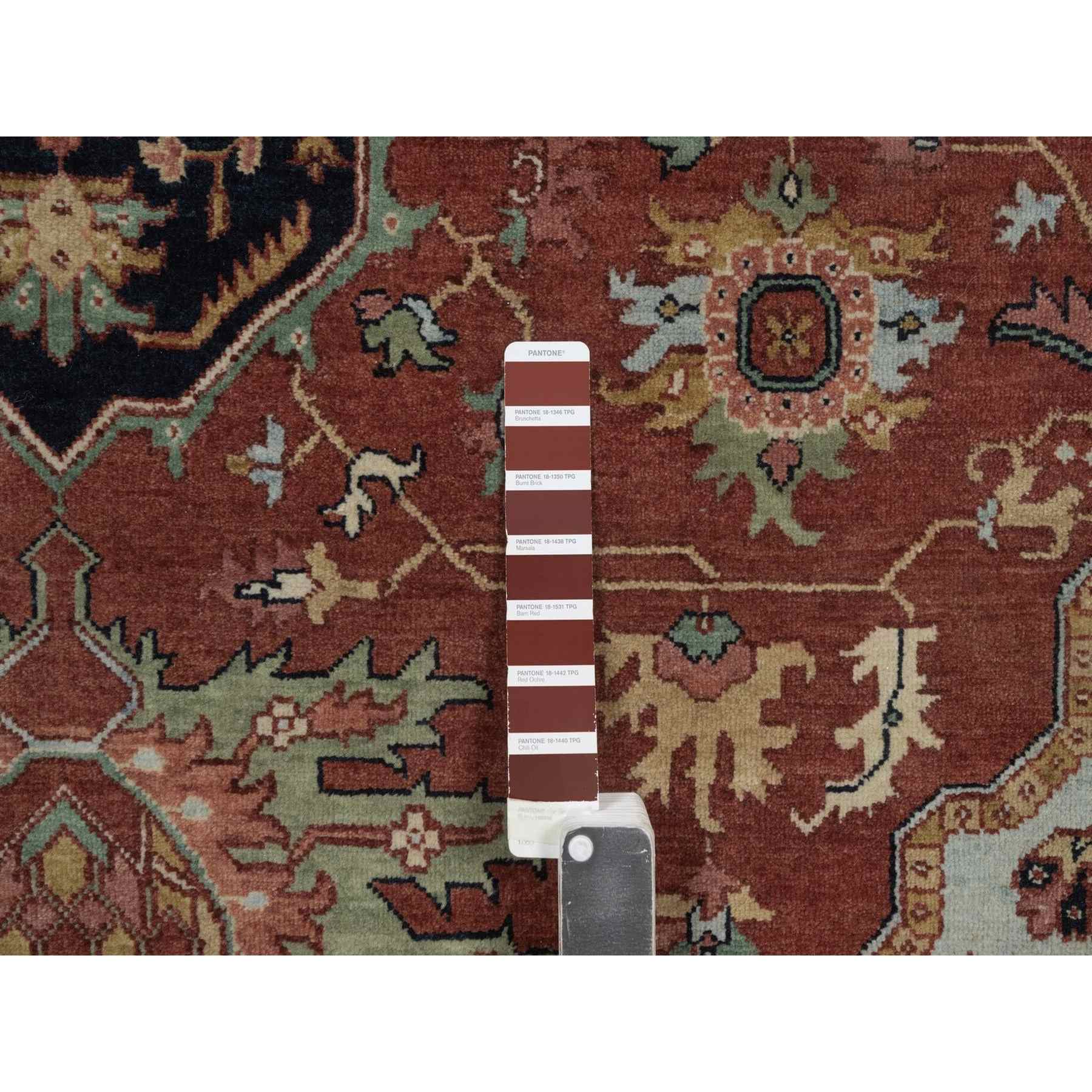 Heriz-Hand-Knotted-Rug-463990