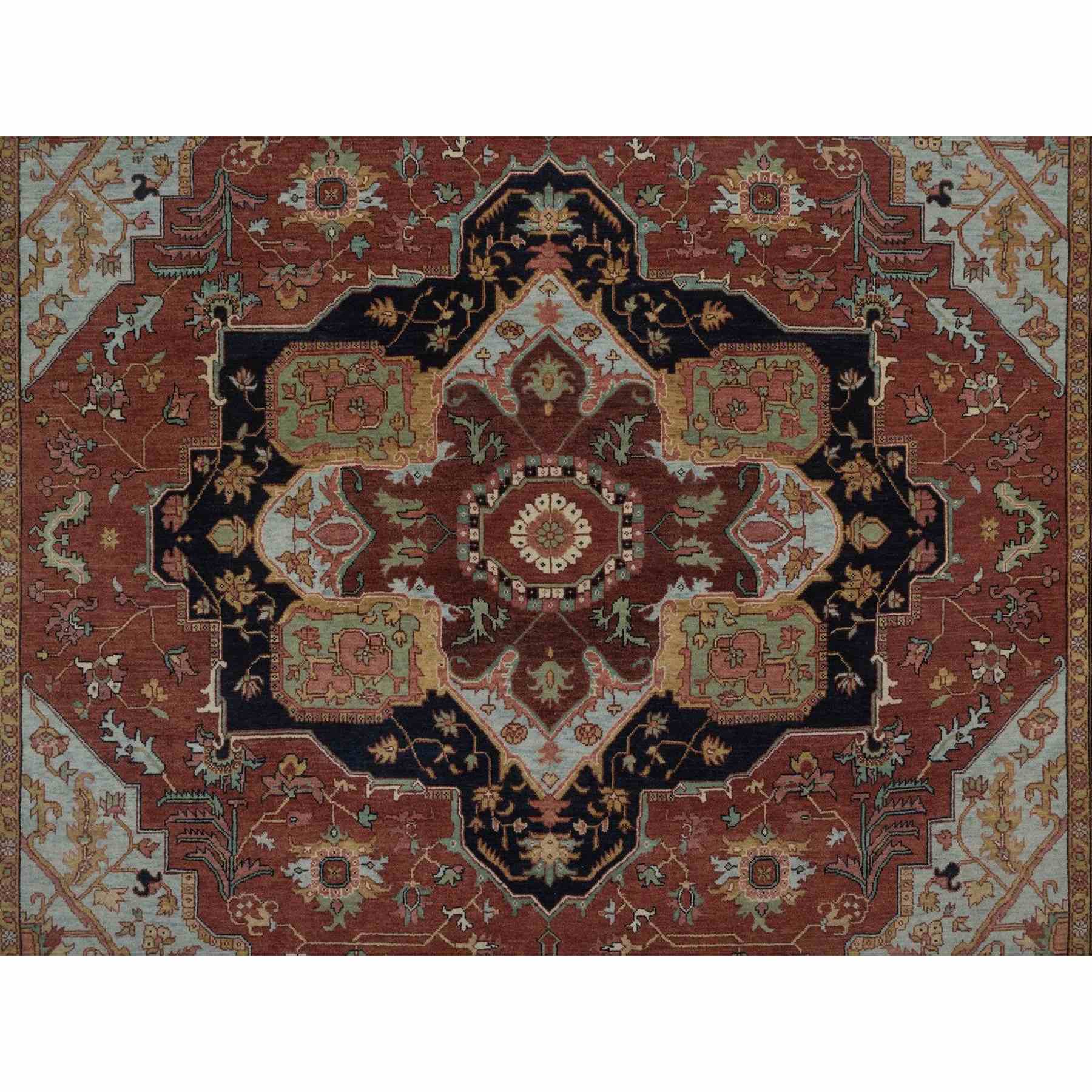 Heriz-Hand-Knotted-Rug-463990