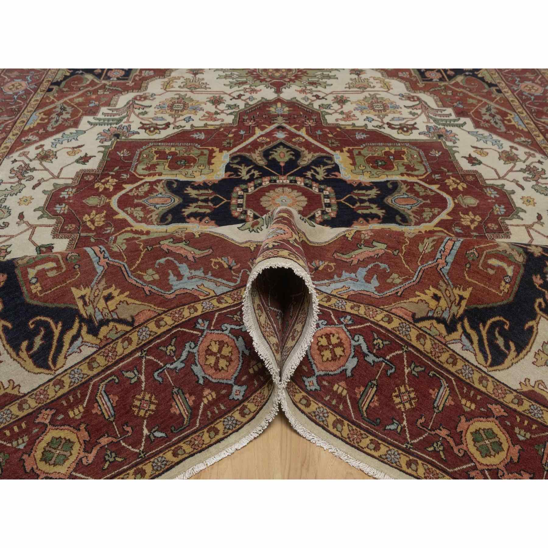 Heriz-Hand-Knotted-Rug-464000