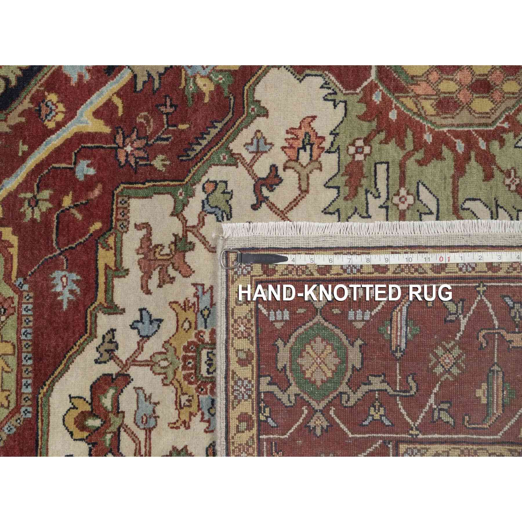 Heriz-Hand-Knotted-Rug-464000