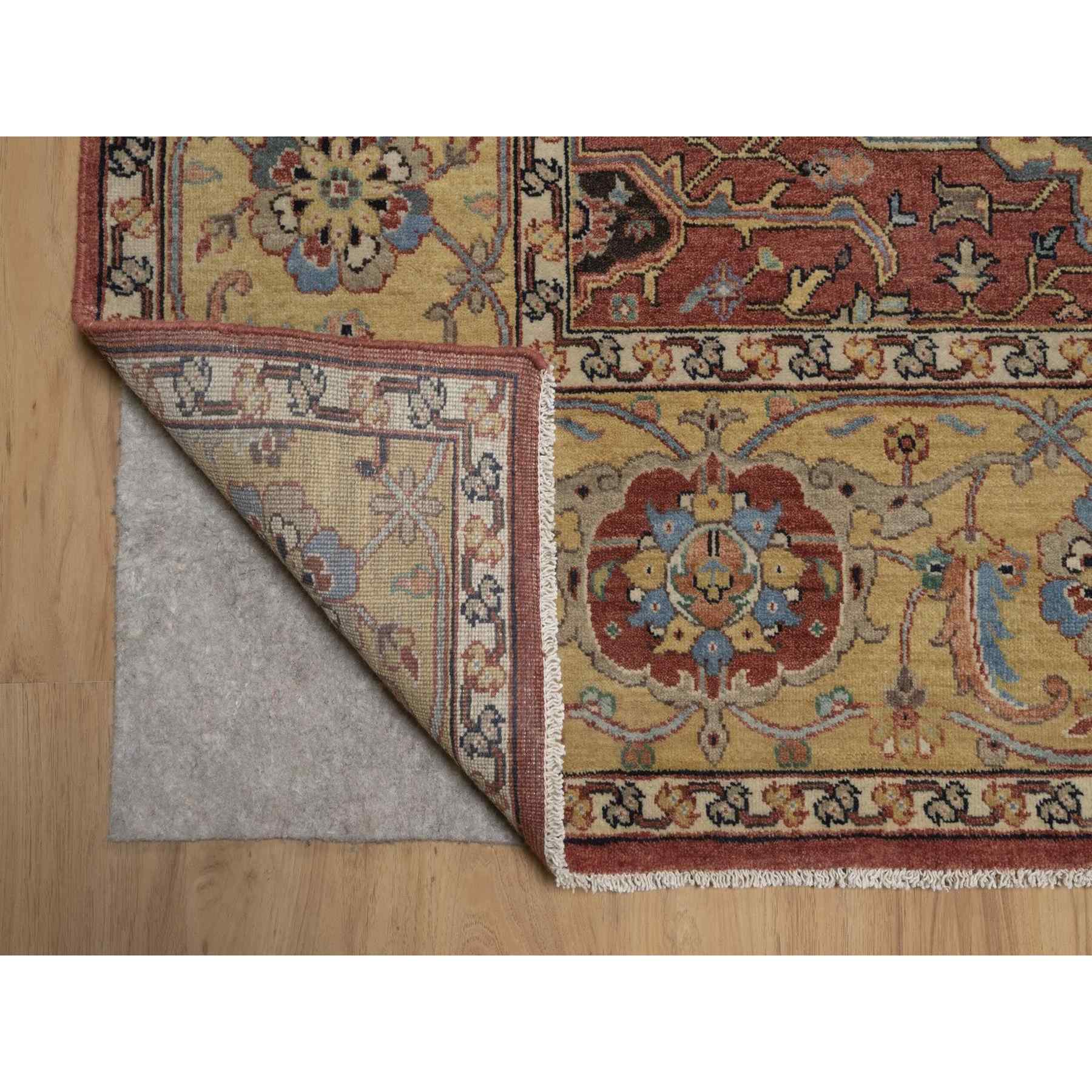 Heriz-Hand-Knotted-Rug-464005