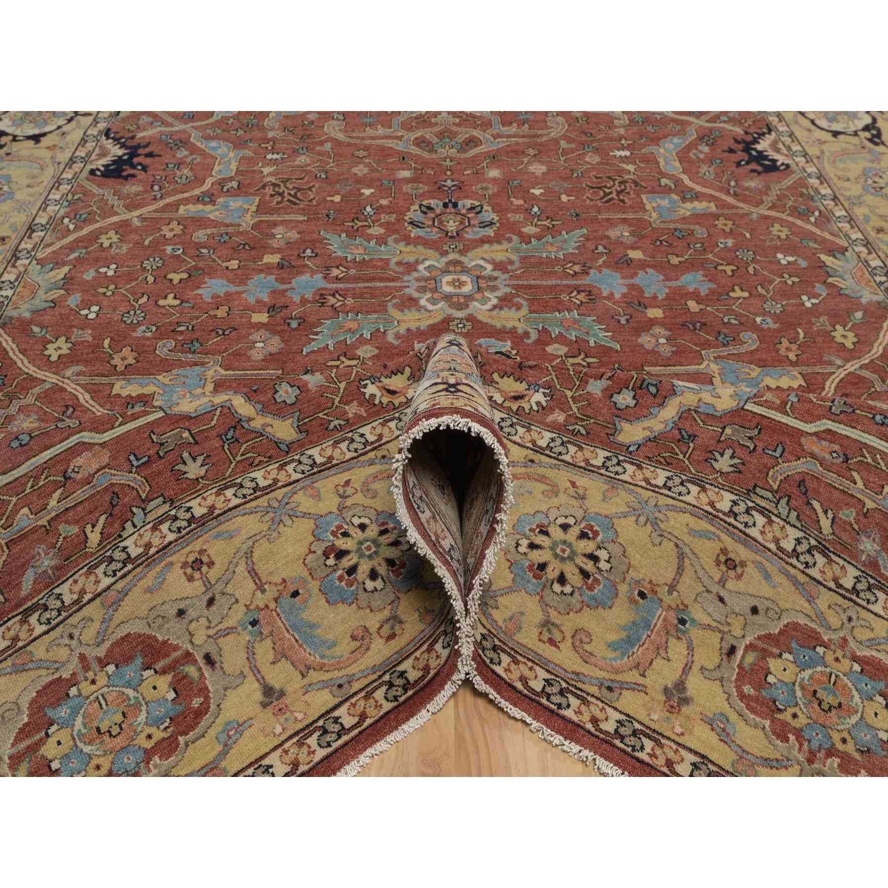 Heriz-Hand-Knotted-Rug-464005