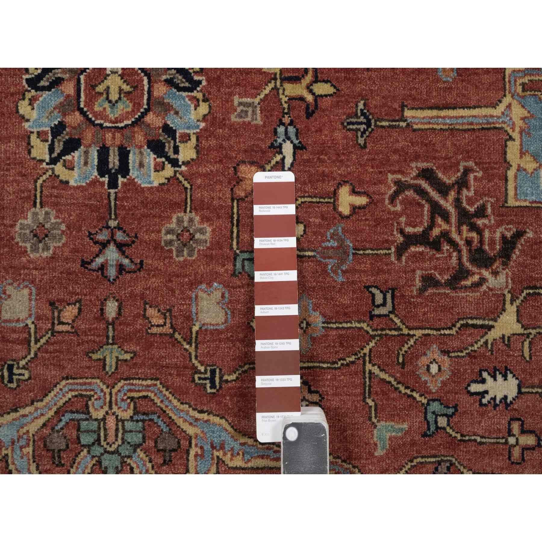 Heriz-Hand-Knotted-Rug-464005