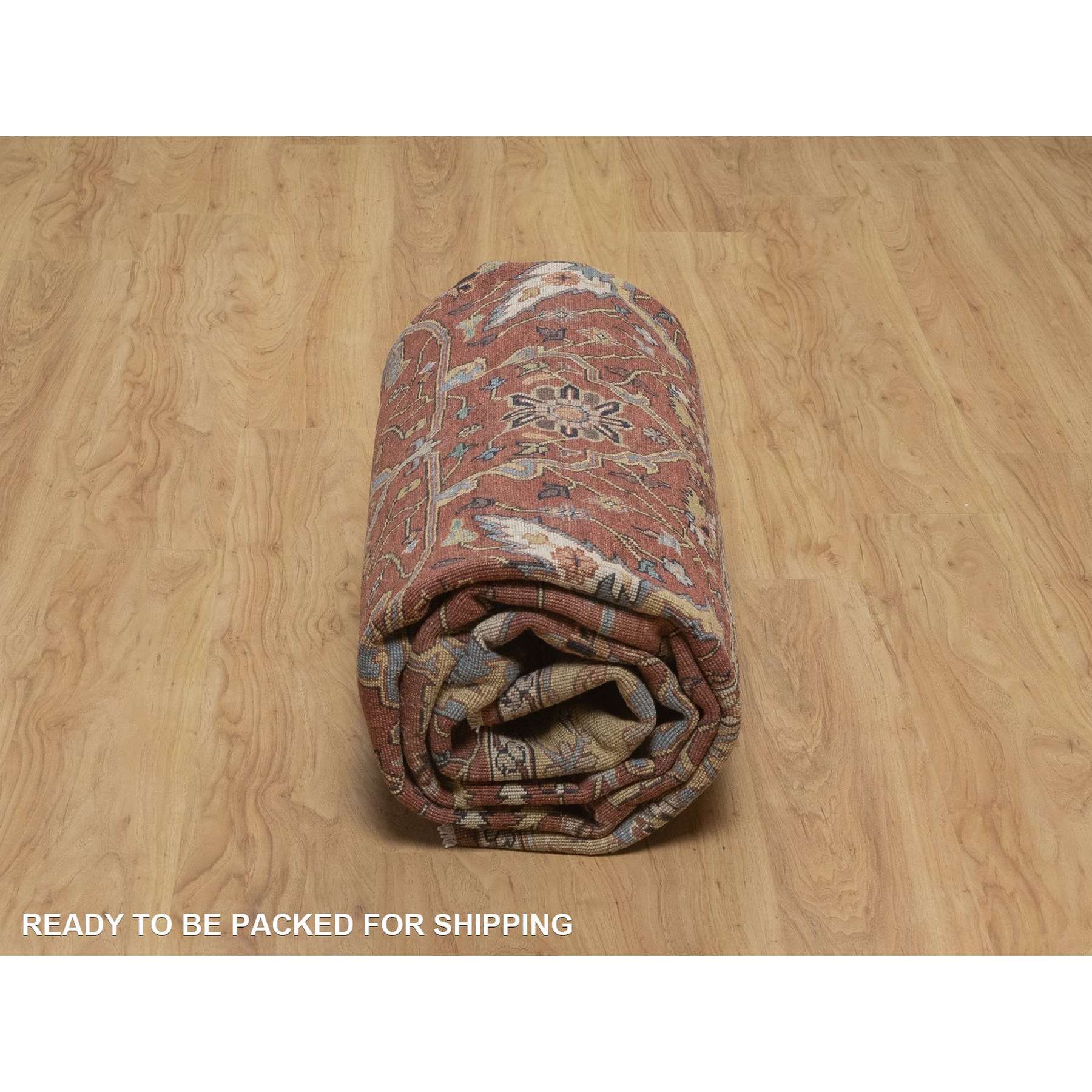 Heriz-Hand-Knotted-Rug-464005