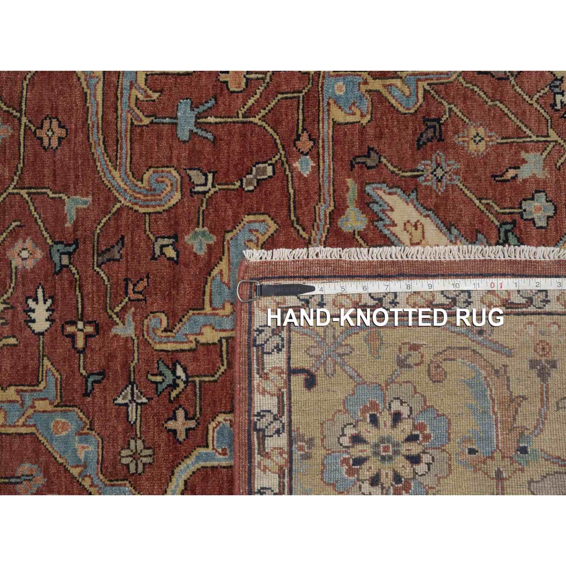Heriz-Hand-Knotted-Rug-464005