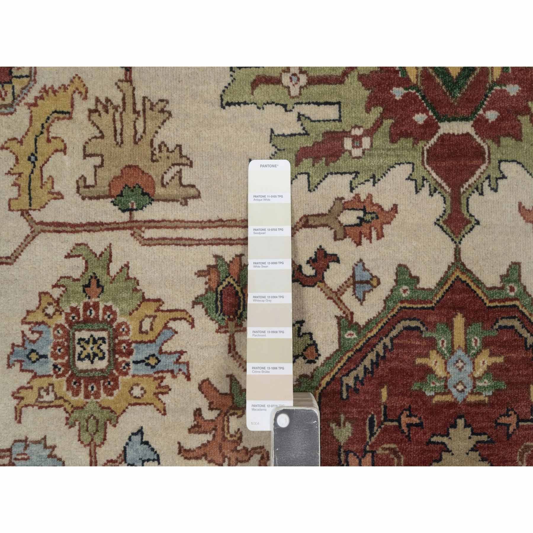 Heriz-Hand-Knotted-Rug-464010