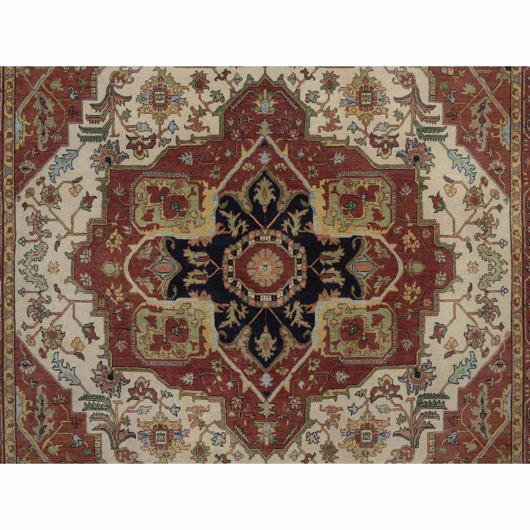 Heriz-Hand-Knotted-Rug-464010