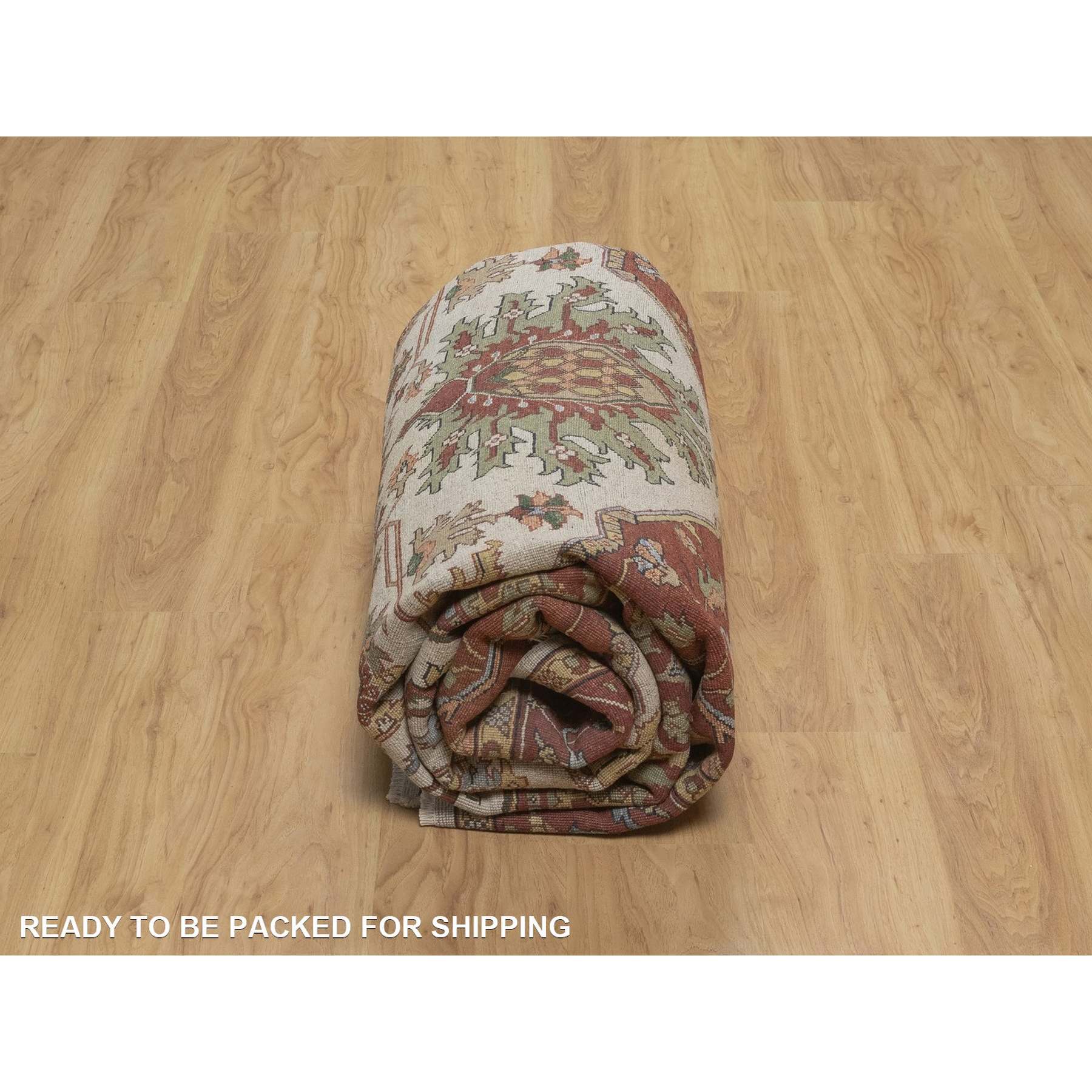 Heriz-Hand-Knotted-Rug-464010