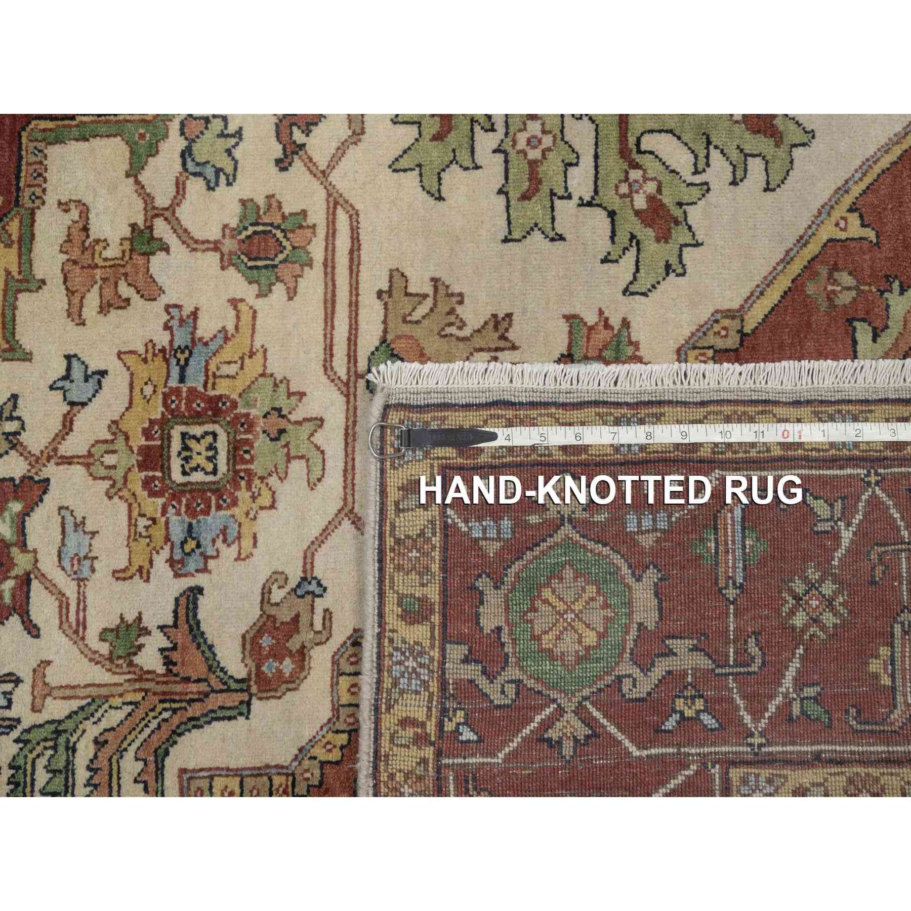 Heriz-Hand-Knotted-Rug-464010