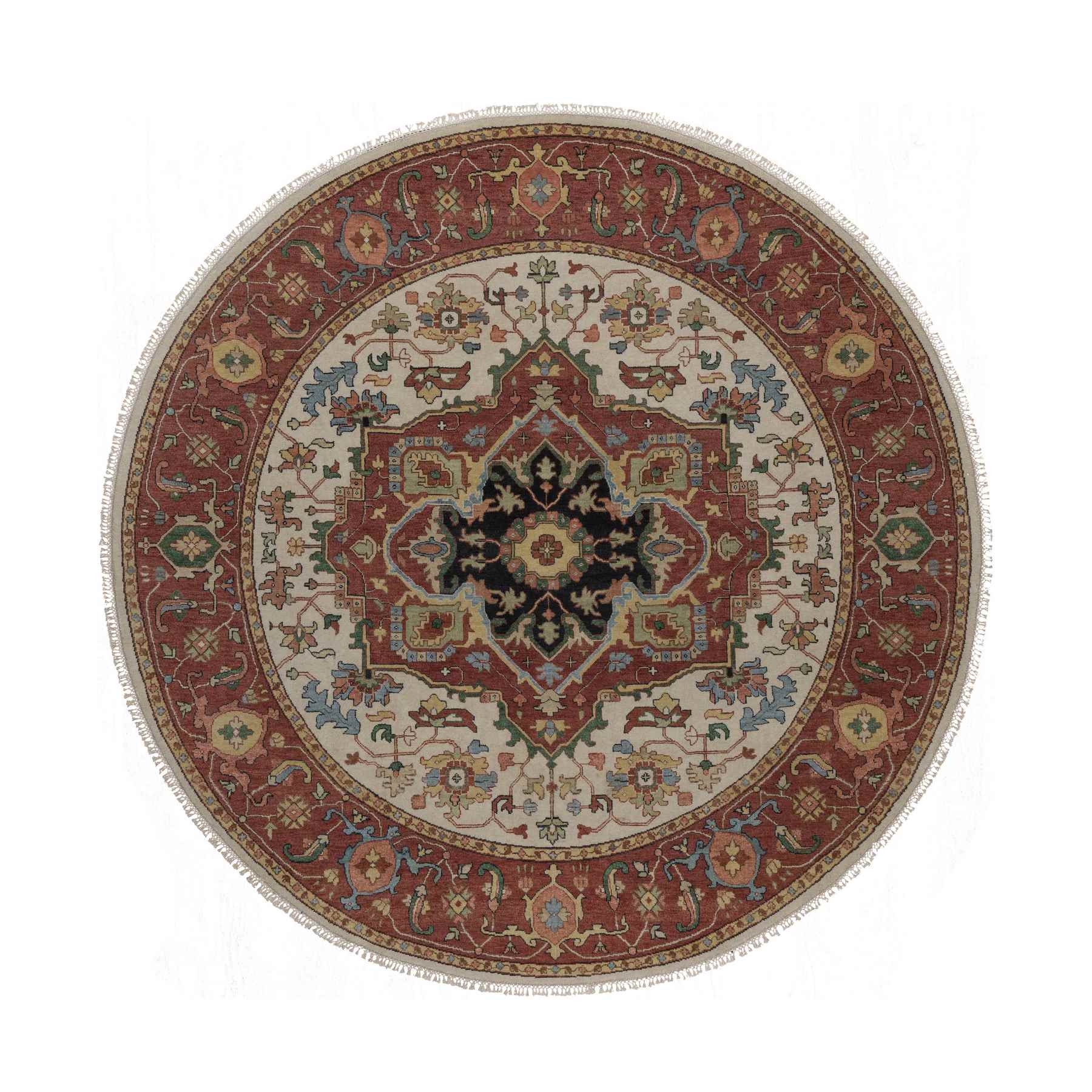 Heriz-Hand-Knotted-Rug-464015