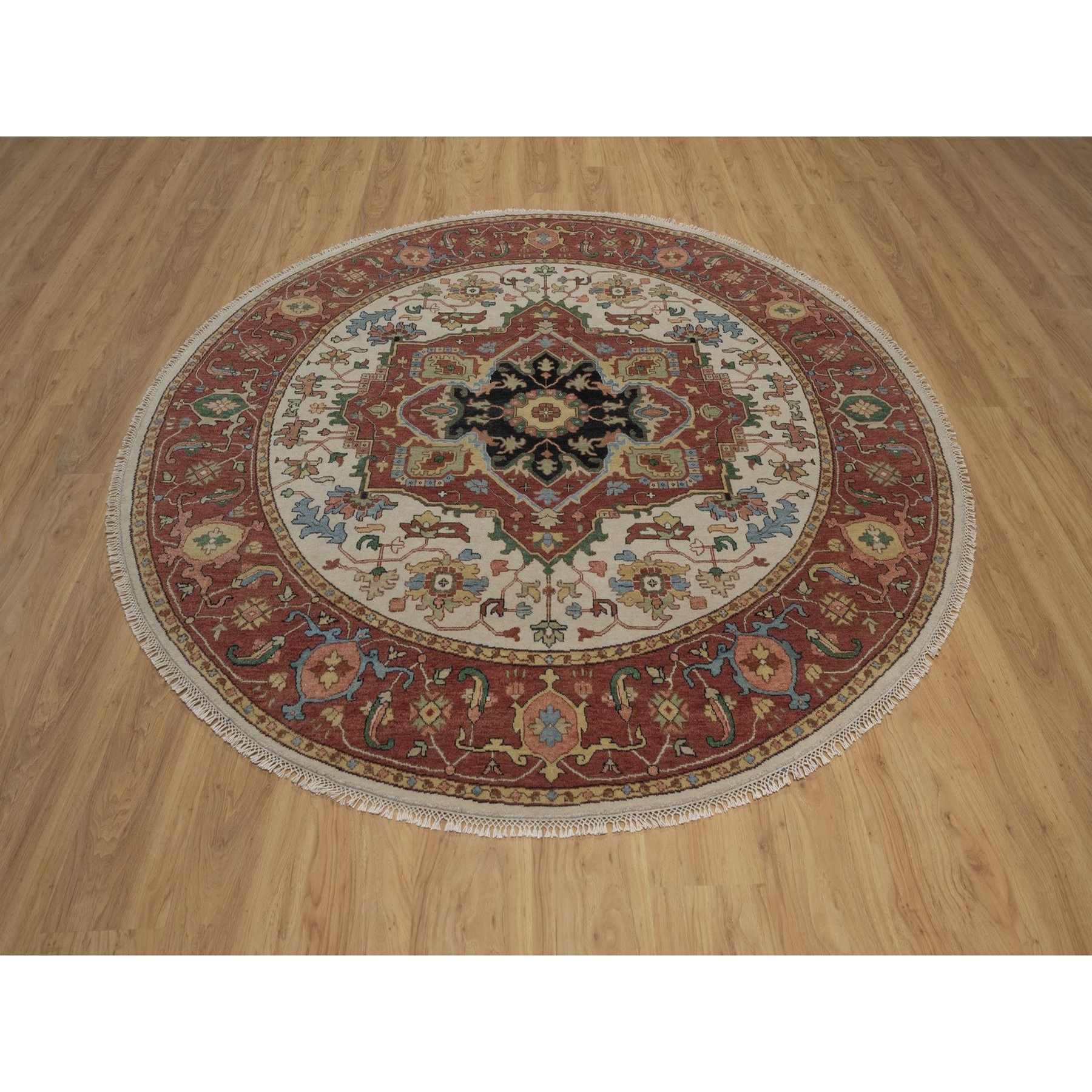 Heriz-Hand-Knotted-Rug-464015