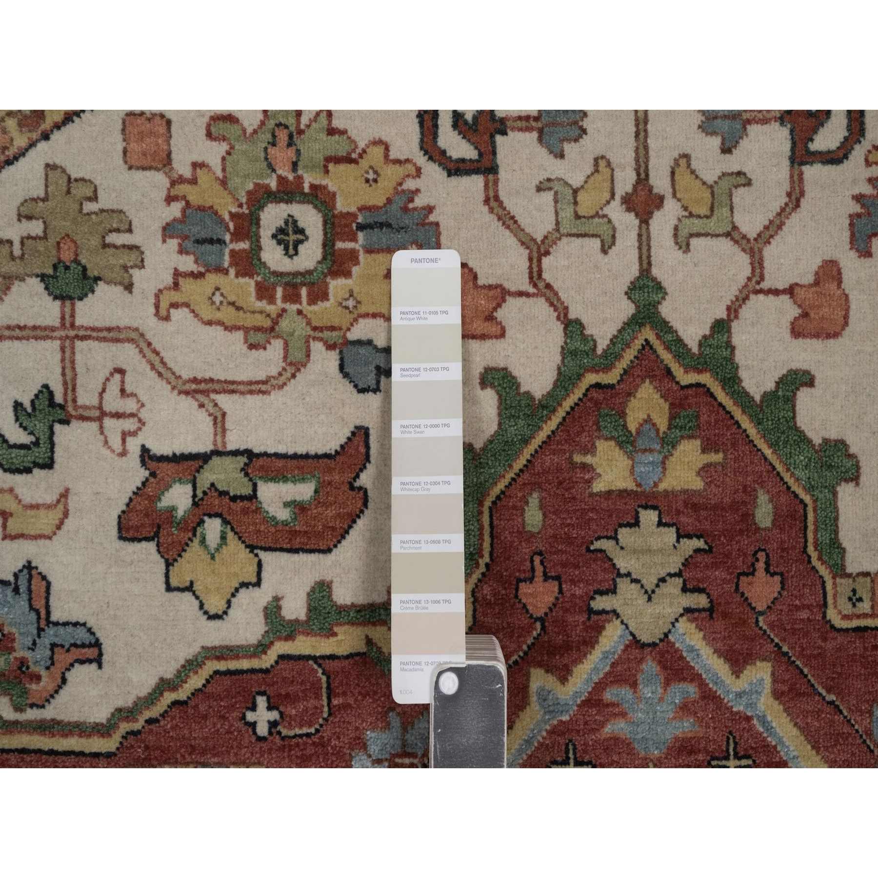 Heriz-Hand-Knotted-Rug-464015