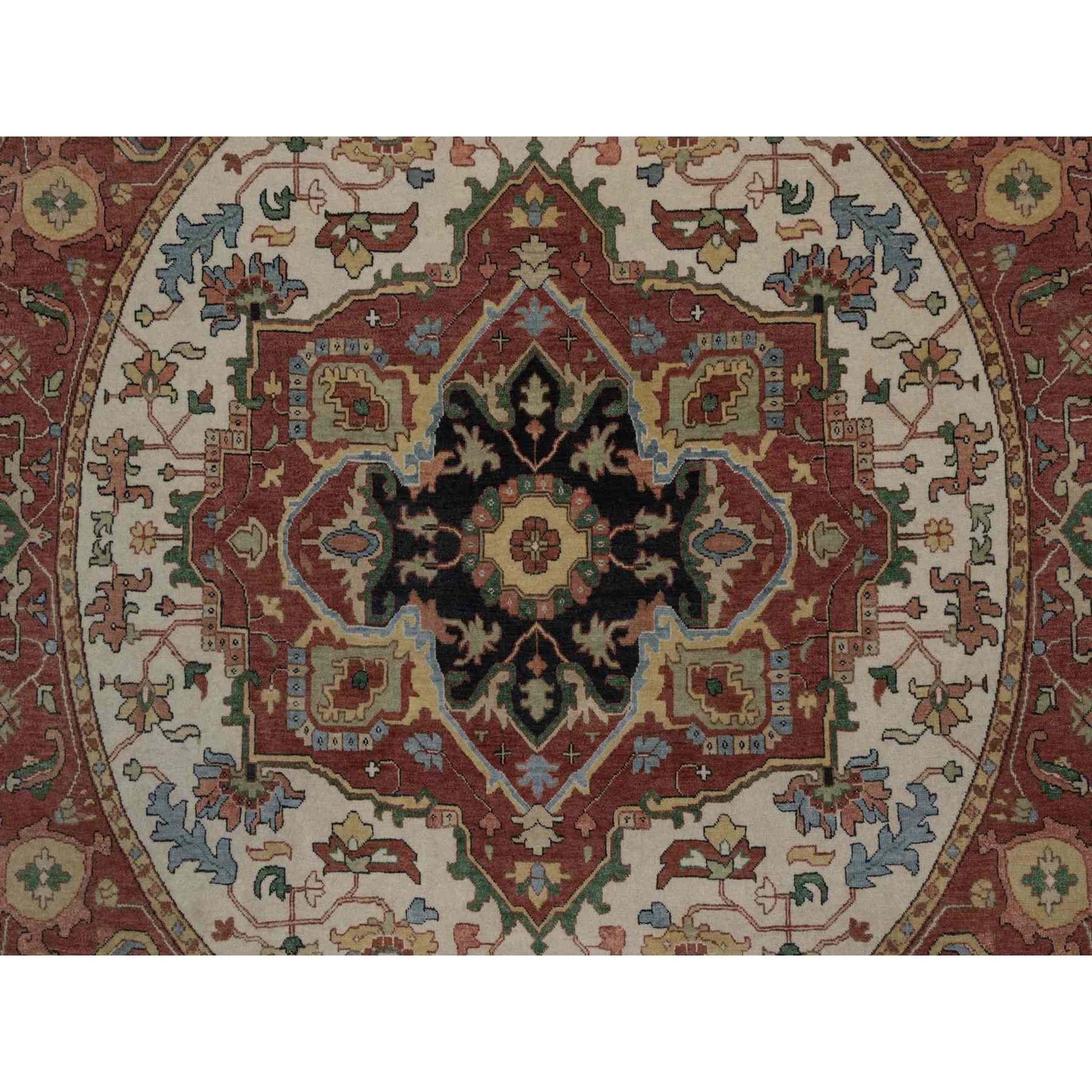 Heriz-Hand-Knotted-Rug-464015