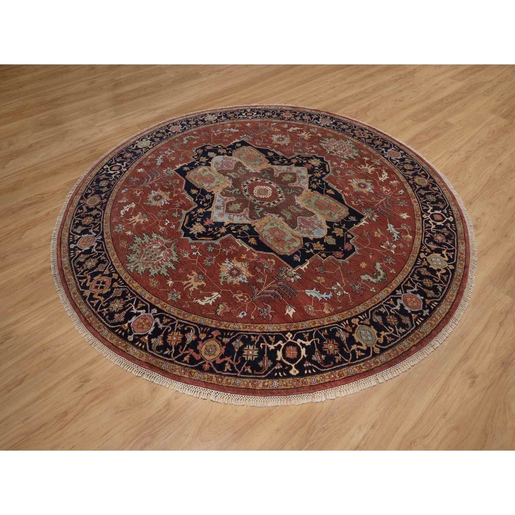 Heriz-Hand-Knotted-Rug-464020