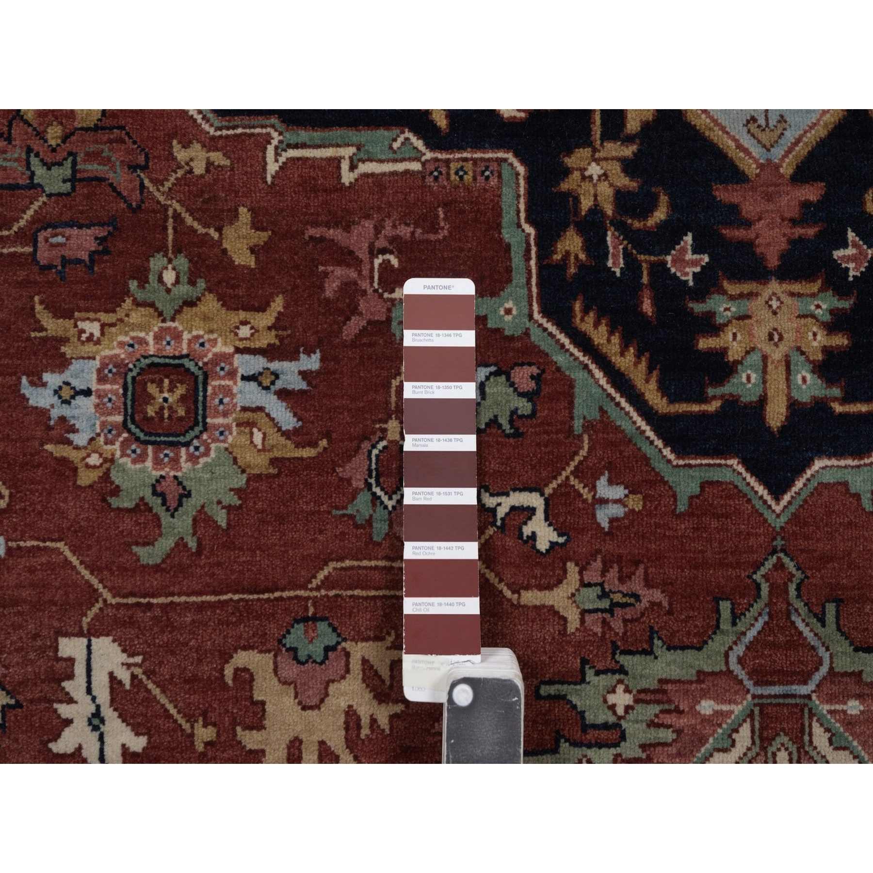 Heriz-Hand-Knotted-Rug-464020