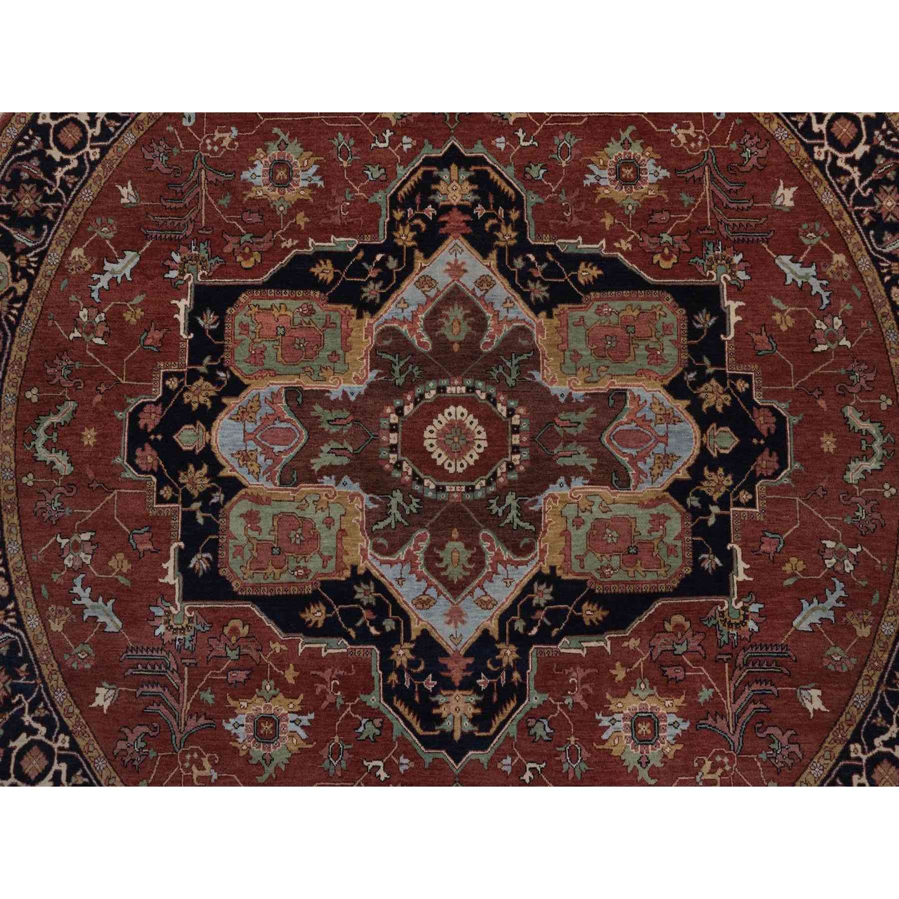 Heriz-Hand-Knotted-Rug-464020