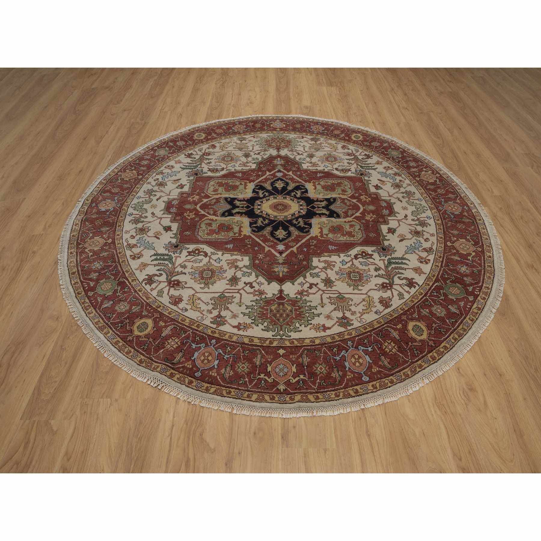 Heriz-Hand-Knotted-Rug-464025