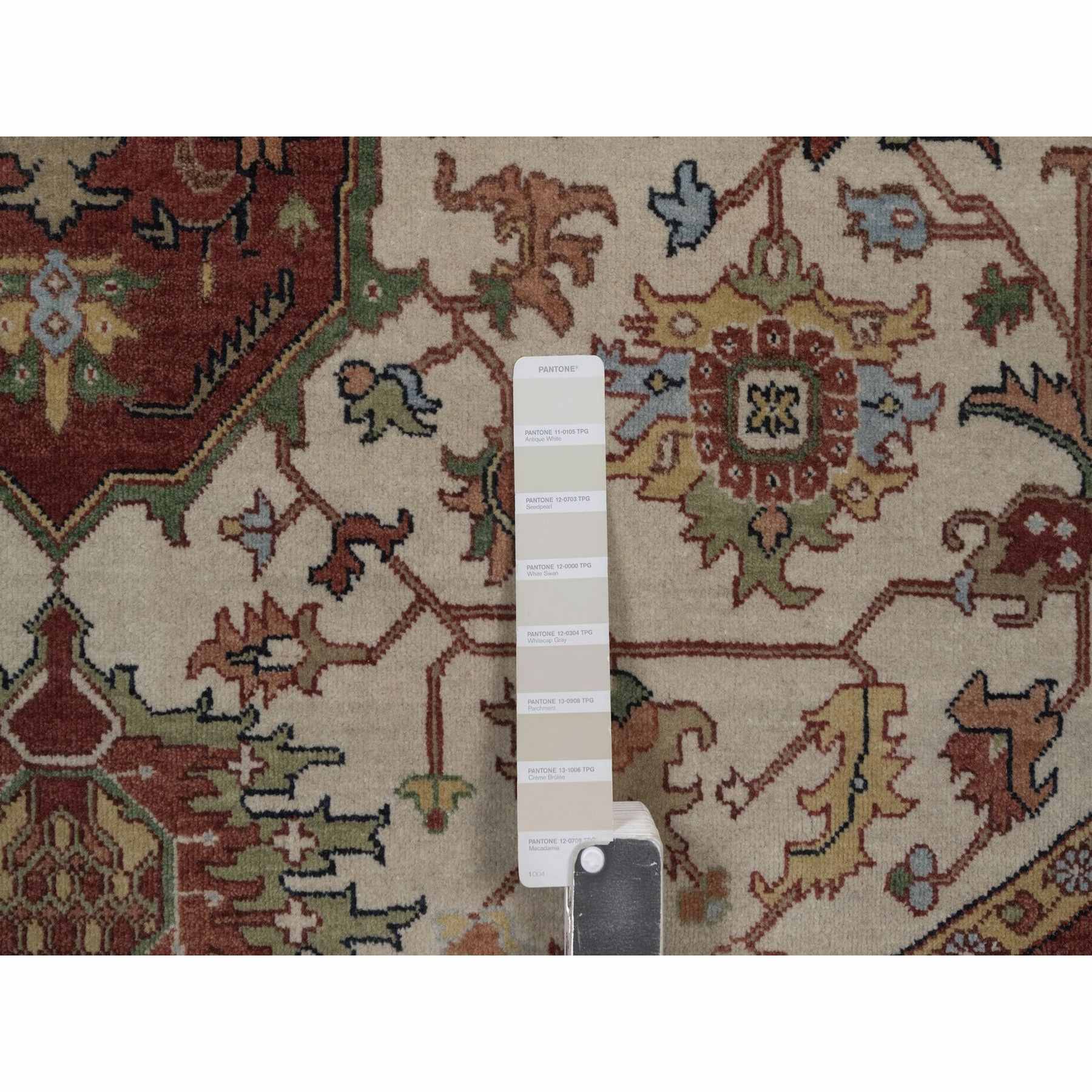 Heriz-Hand-Knotted-Rug-464025