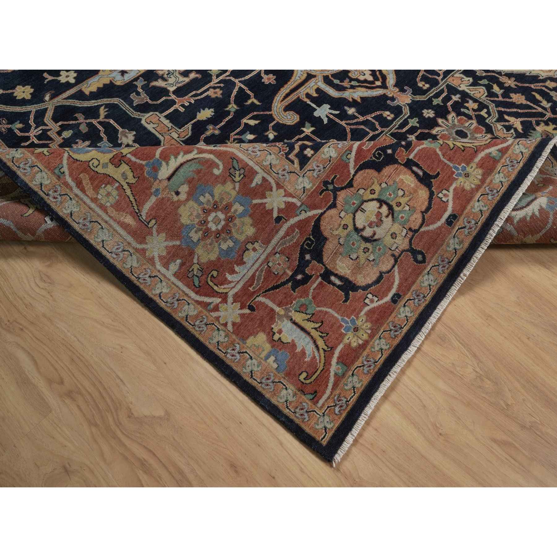 Heriz-Hand-Knotted-Rug-464030