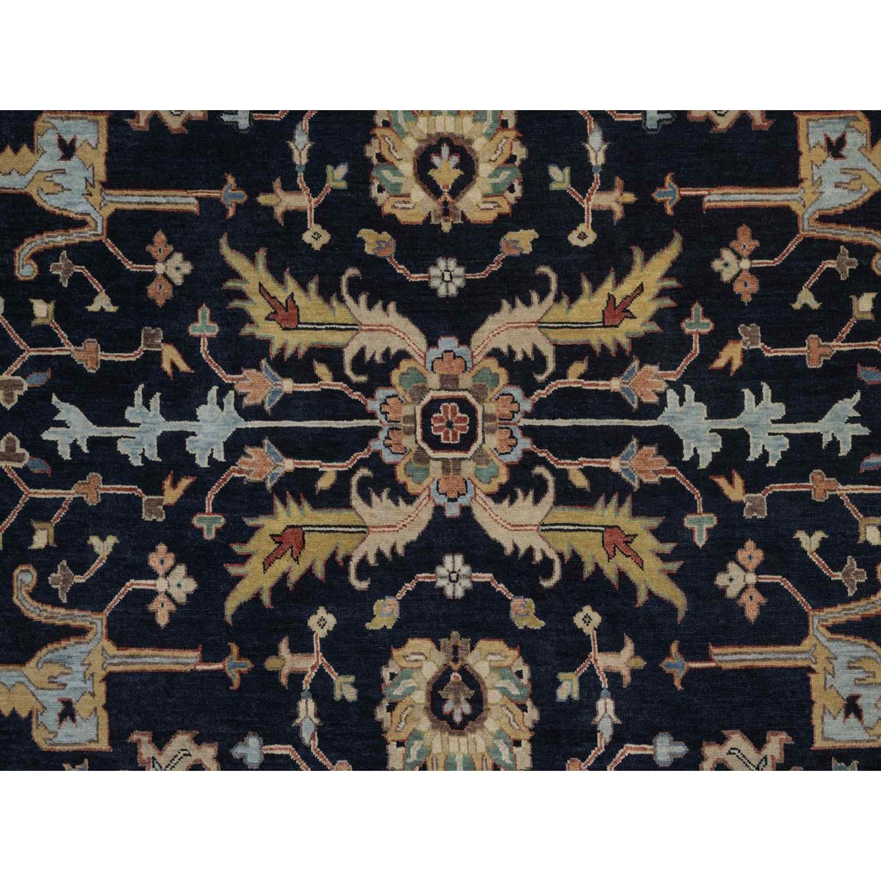 Heriz-Hand-Knotted-Rug-464030