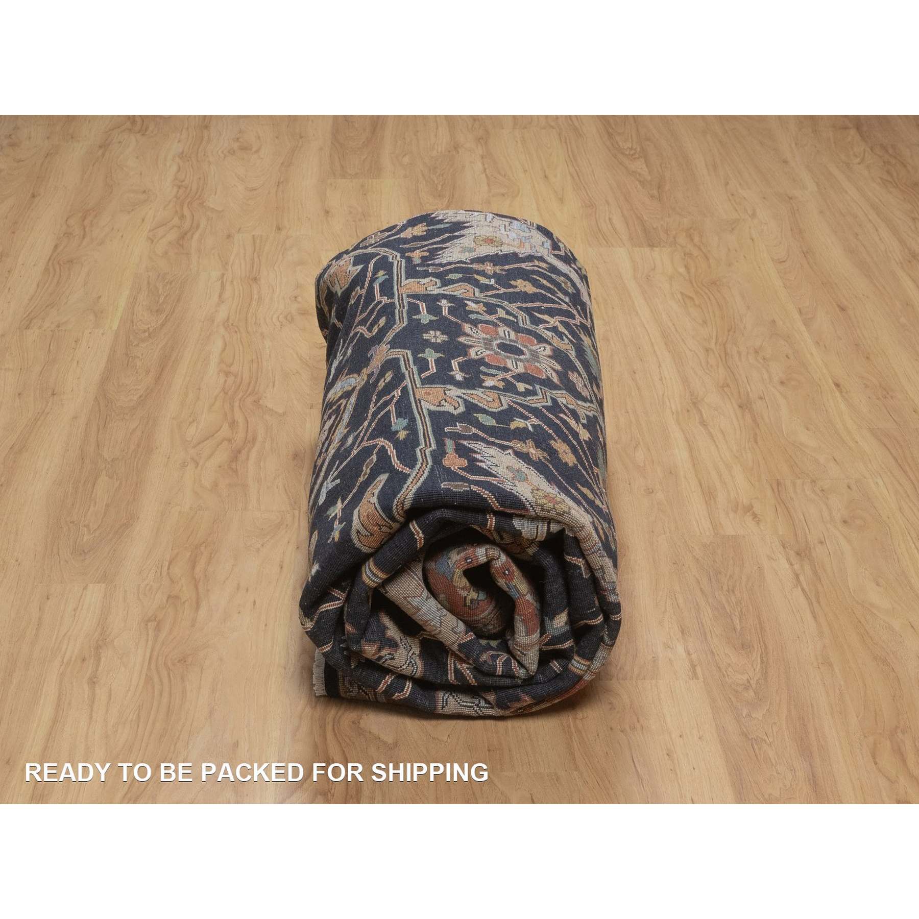 Heriz-Hand-Knotted-Rug-464030