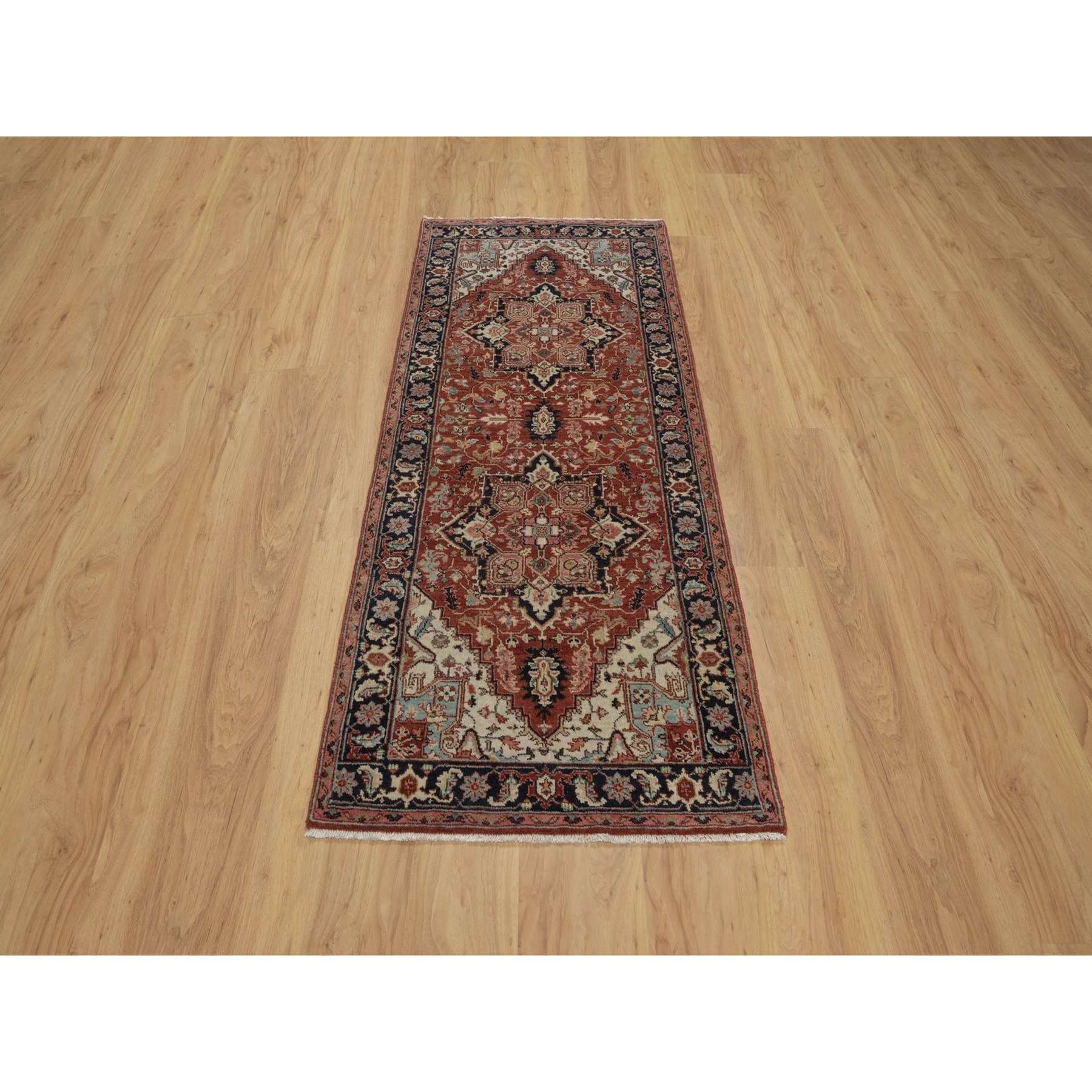 Heriz-Hand-Knotted-Rug-464035