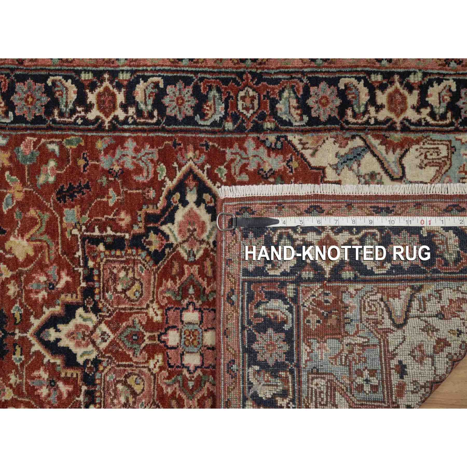 Heriz-Hand-Knotted-Rug-464035