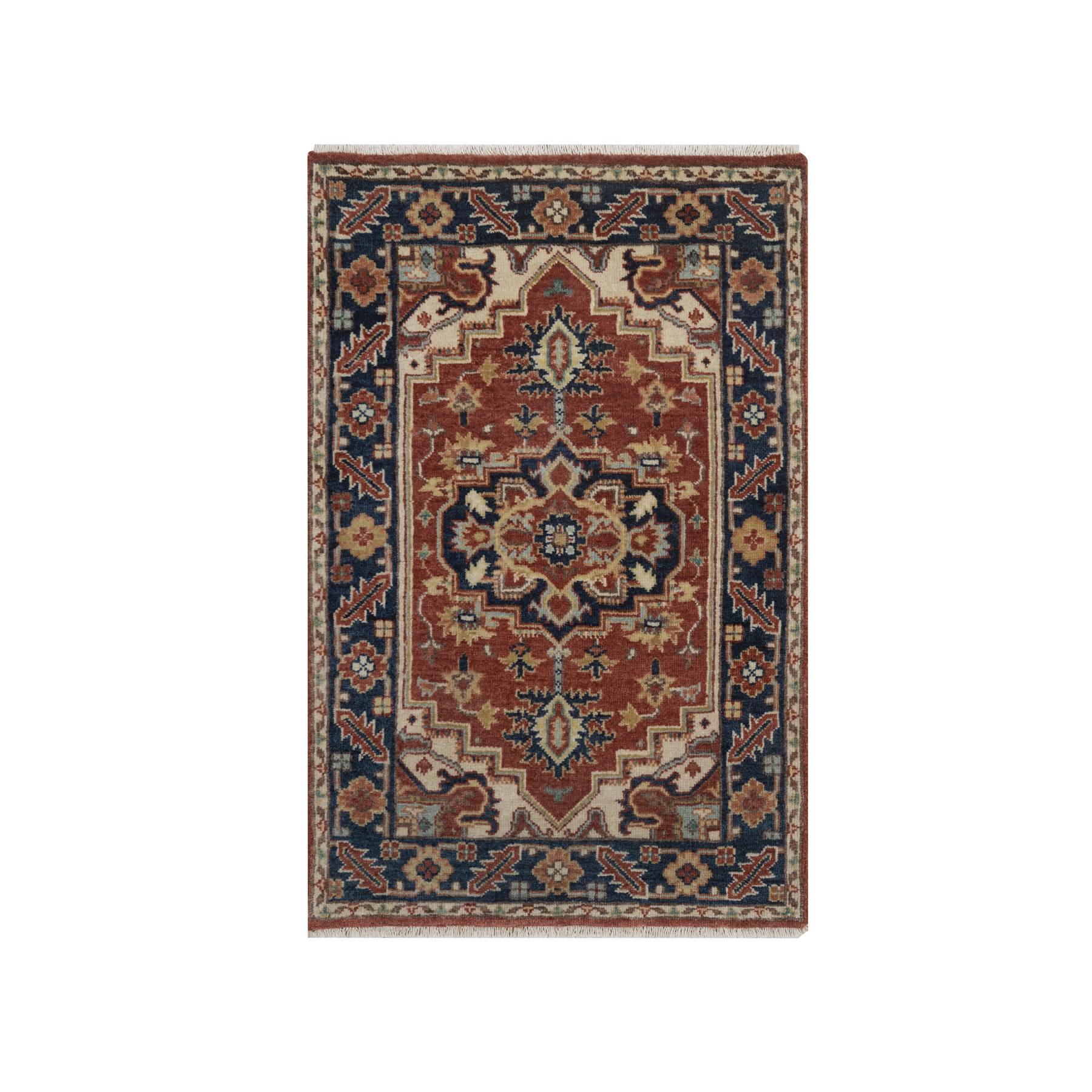 Heriz-Hand-Knotted-Rug-464040