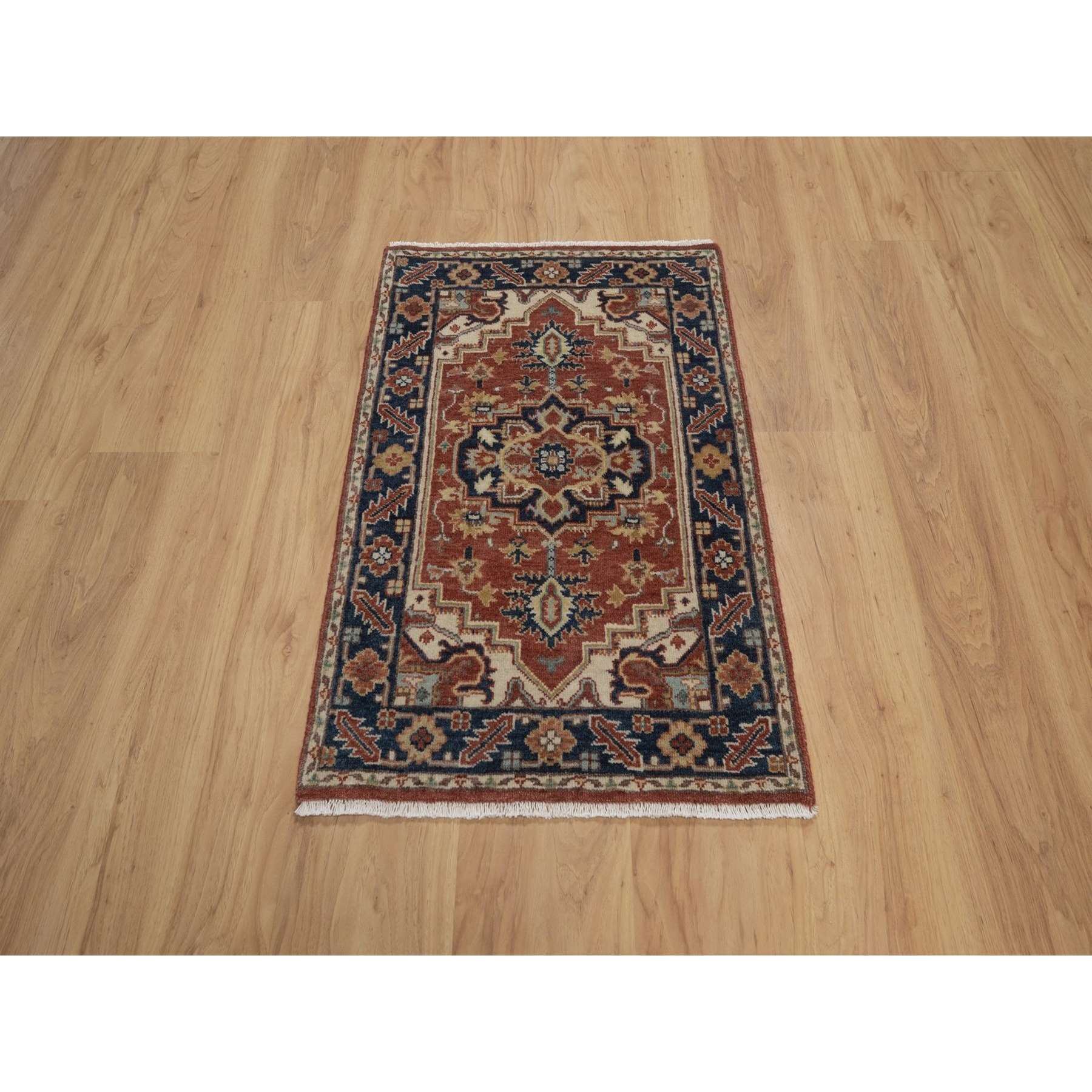 Heriz-Hand-Knotted-Rug-464040