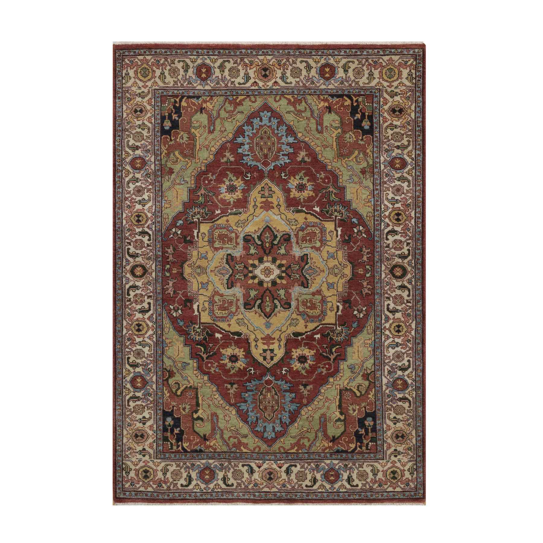 Heriz-Hand-Knotted-Rug-464045