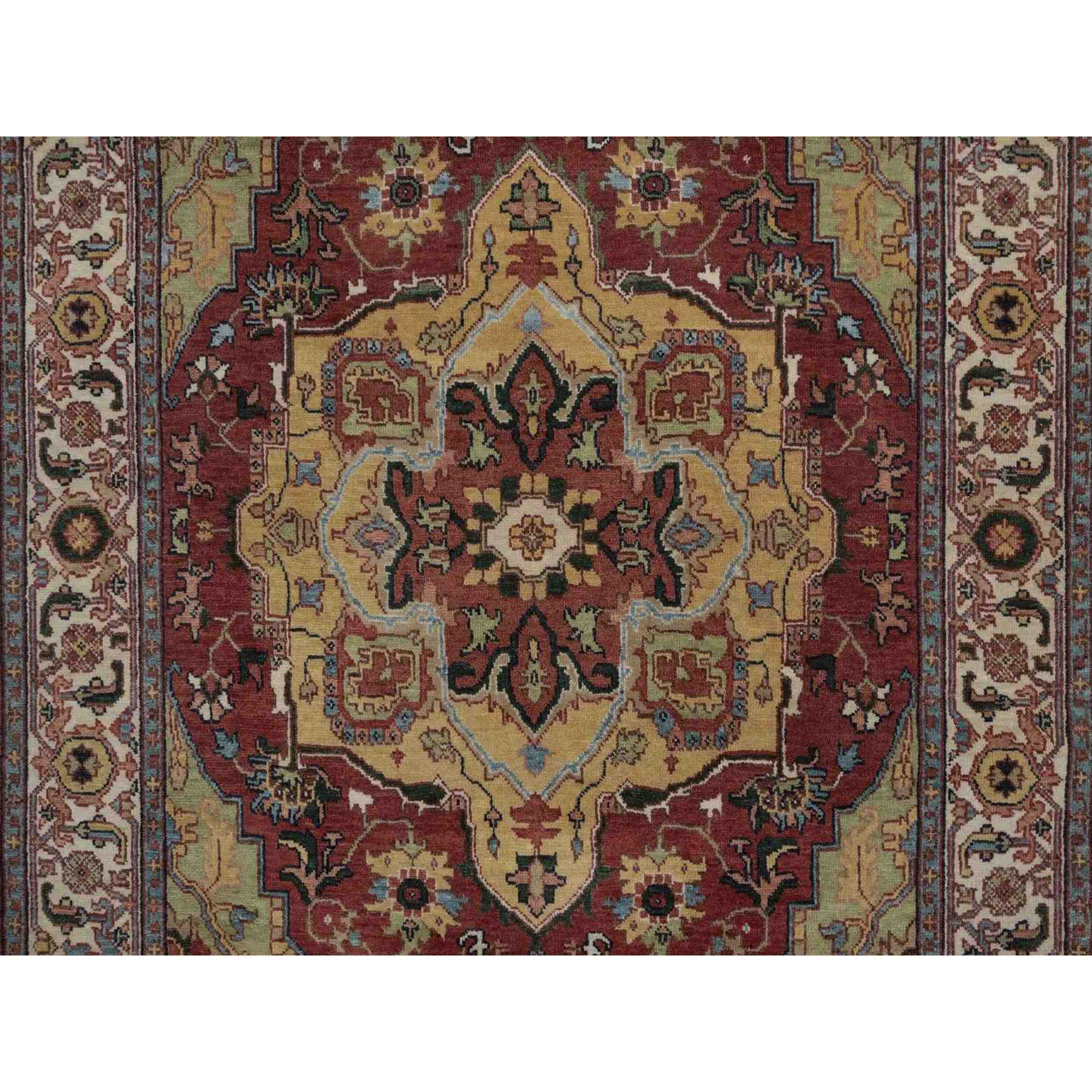 Heriz-Hand-Knotted-Rug-464045