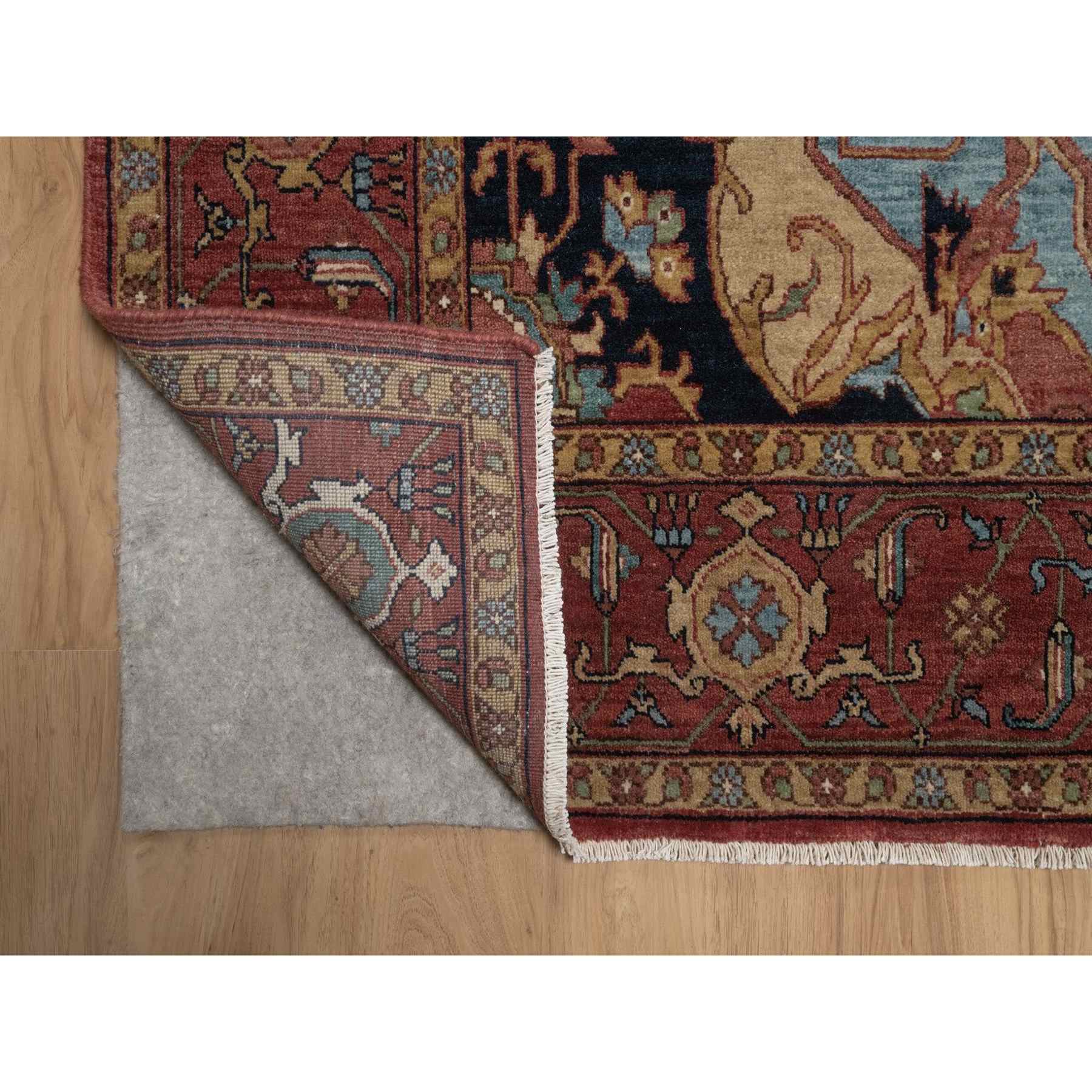 Heriz-Hand-Knotted-Rug-464050