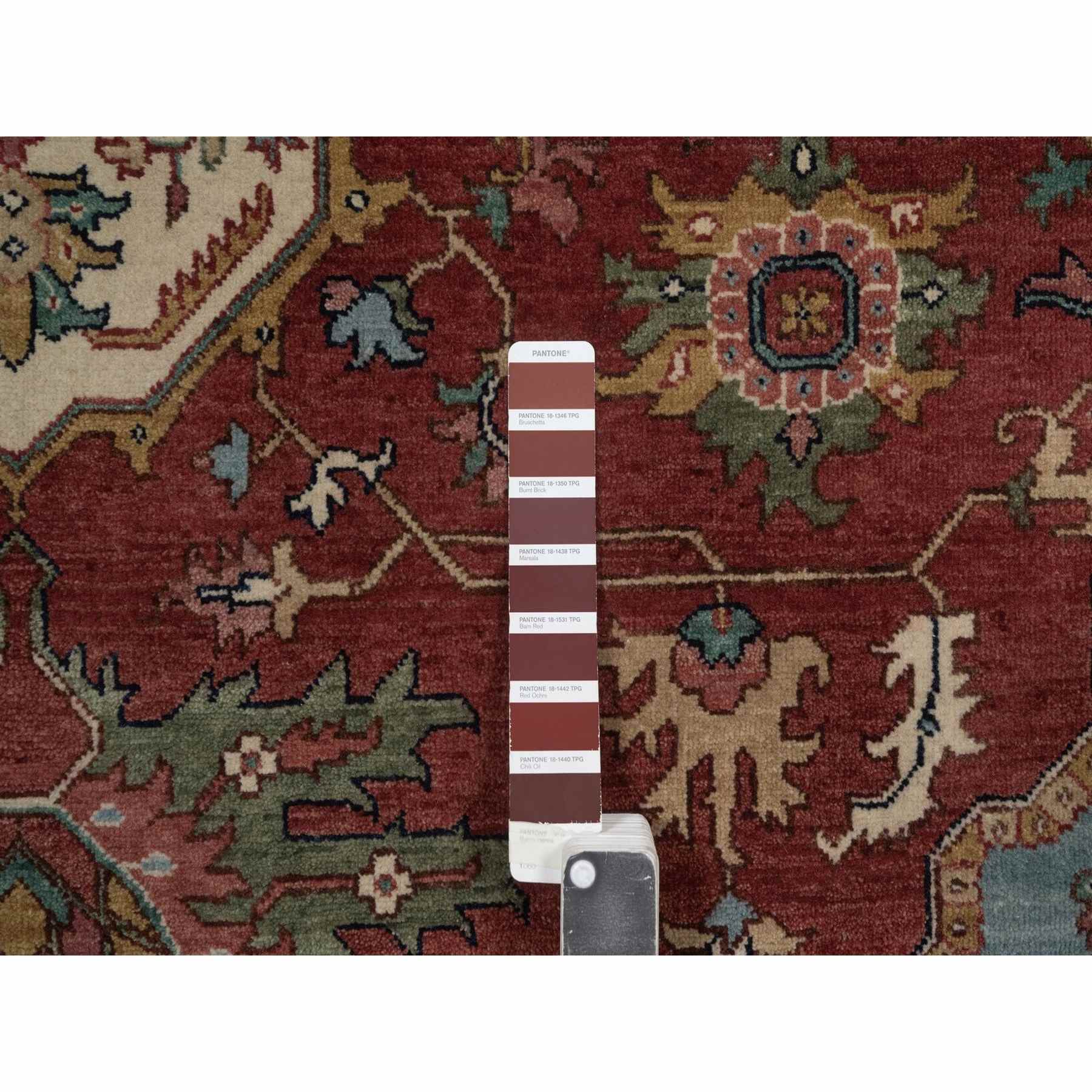 Heriz-Hand-Knotted-Rug-464050